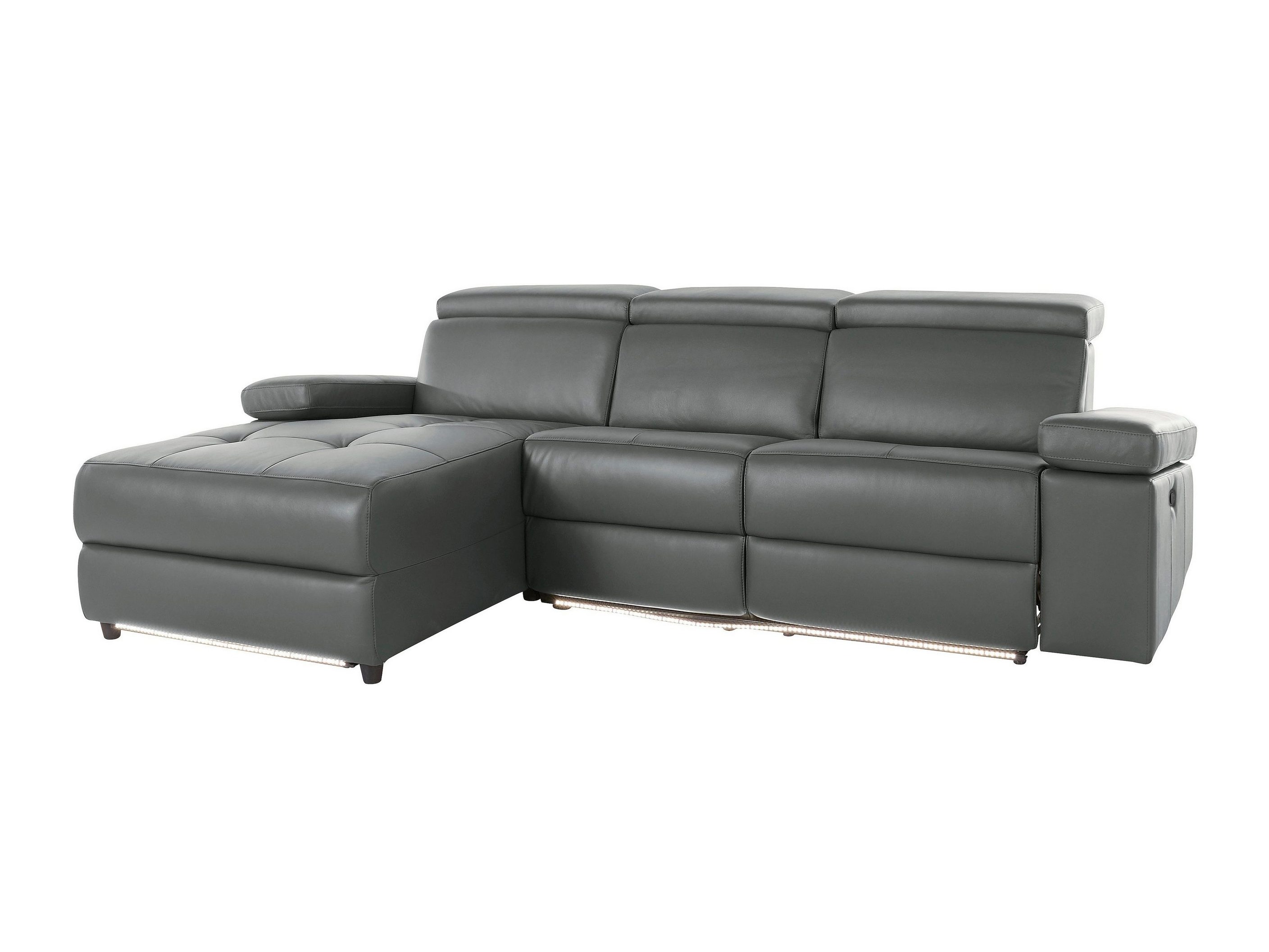 Colțar cu recliner Denton 1493 (Gri)