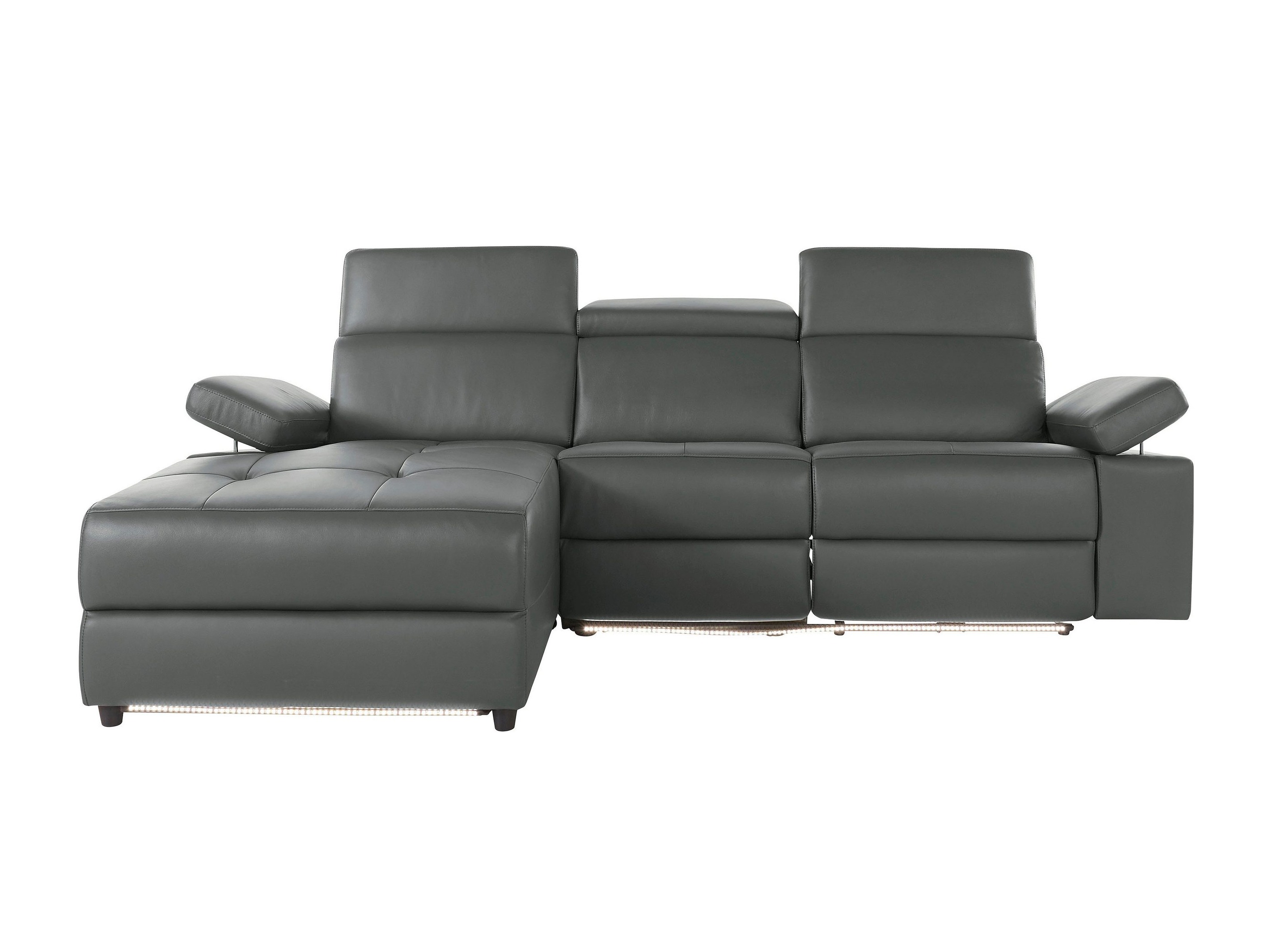 Colțar cu recliner Denton 1493 (Gri)