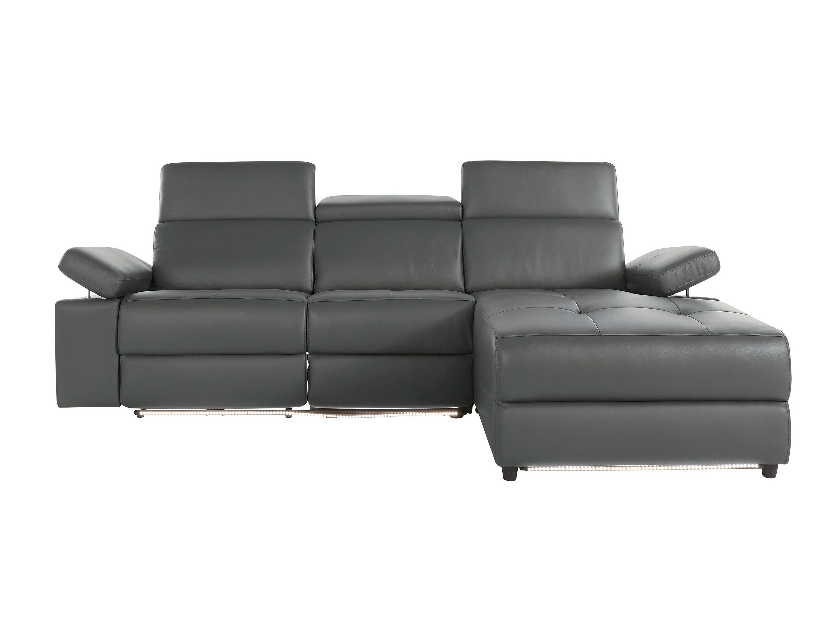 Colțar cu recliner Denton 1493 (Gri)