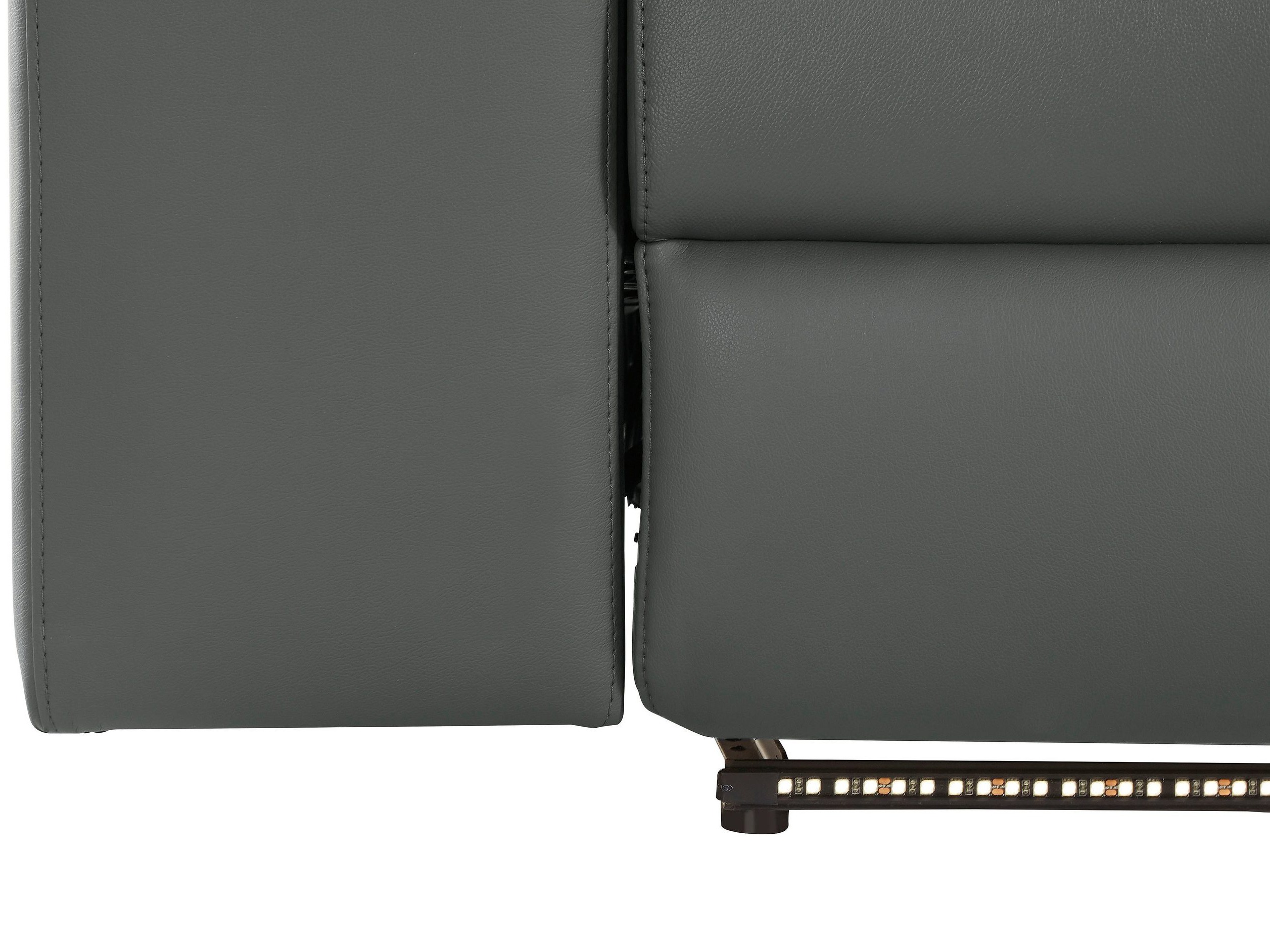 Colțar cu recliner Denton 1493 (Gri)