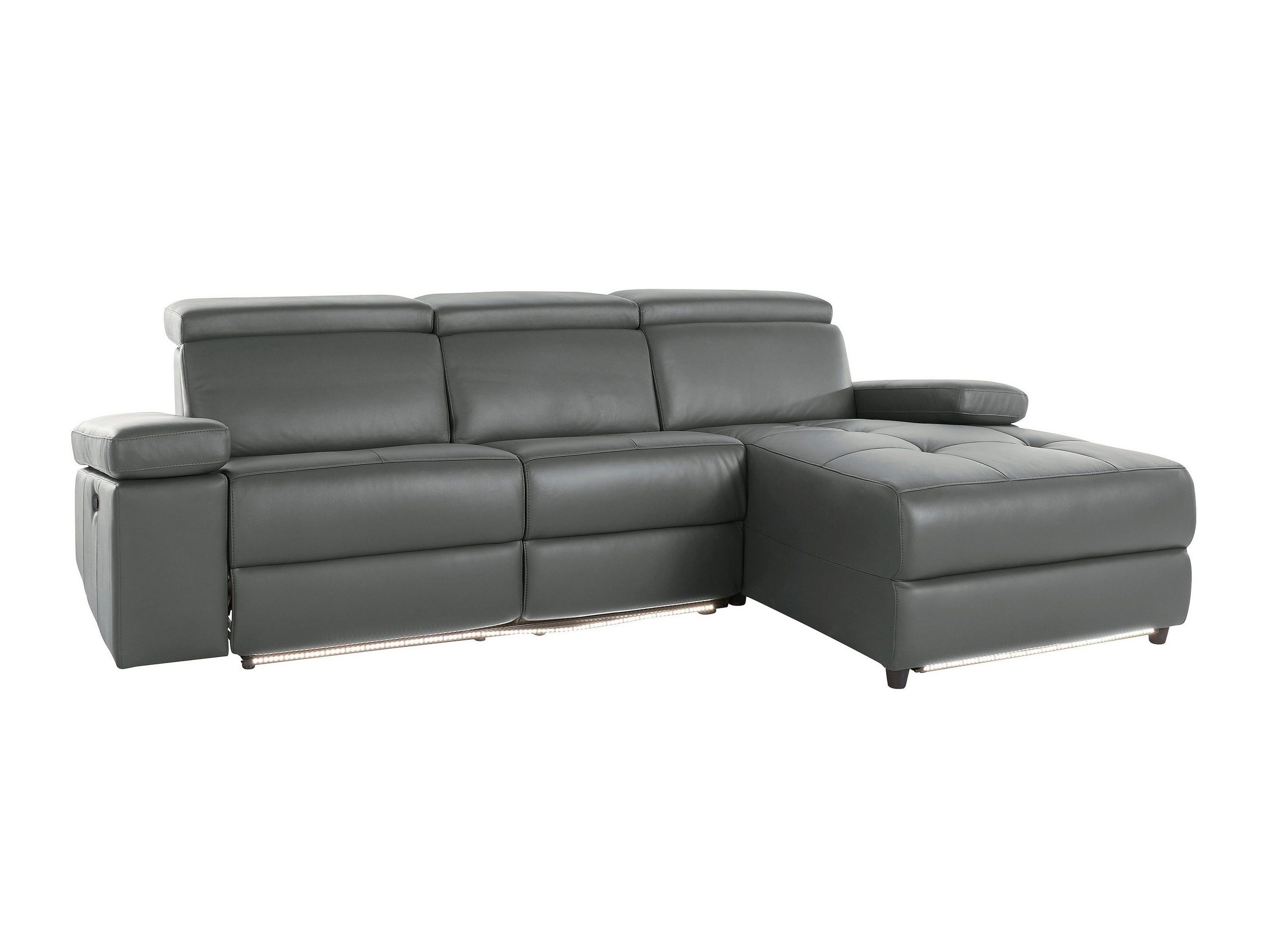 Colțar cu recliner Denton 1493 (Gri)