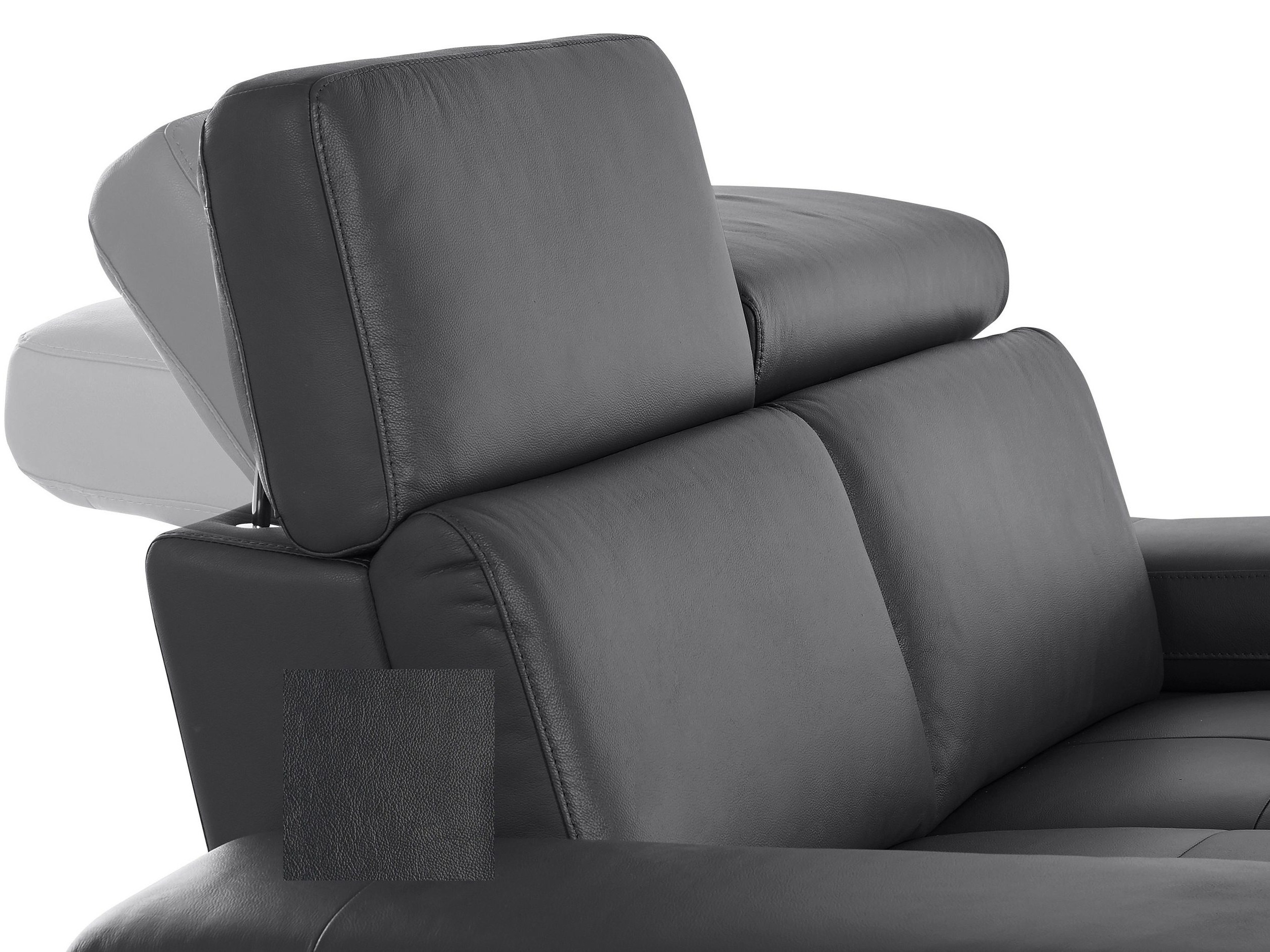 Colțar cu recliner Denton 1493 (Negru)