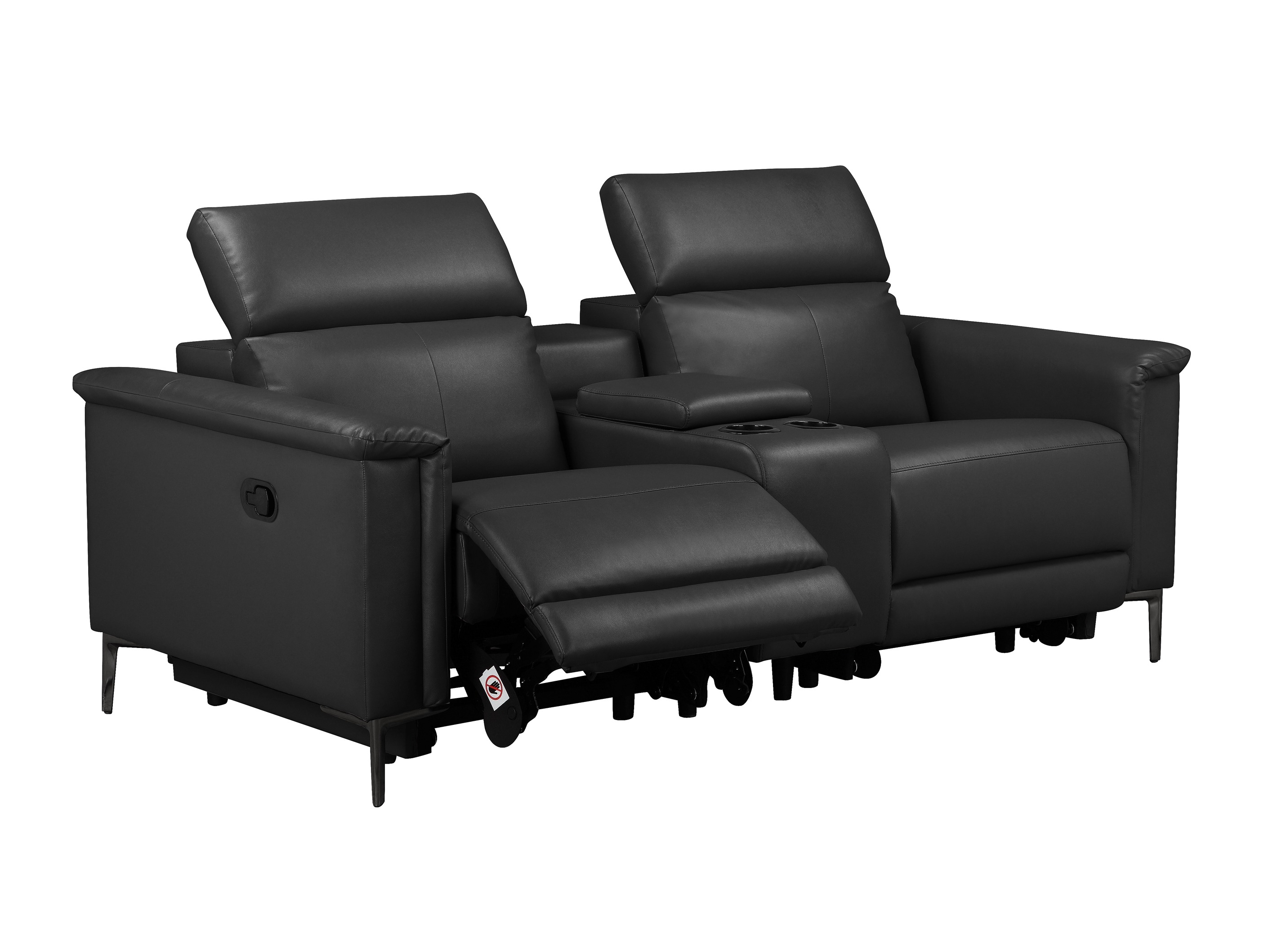 Canapea recliner Denton 1467 (Negru)