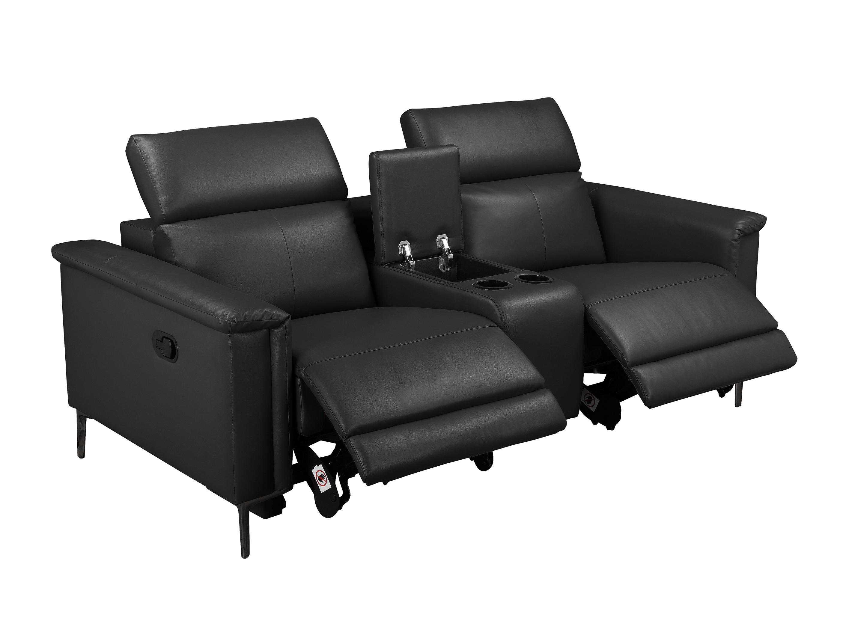 Canapea recliner Denton 1467 (Negru)