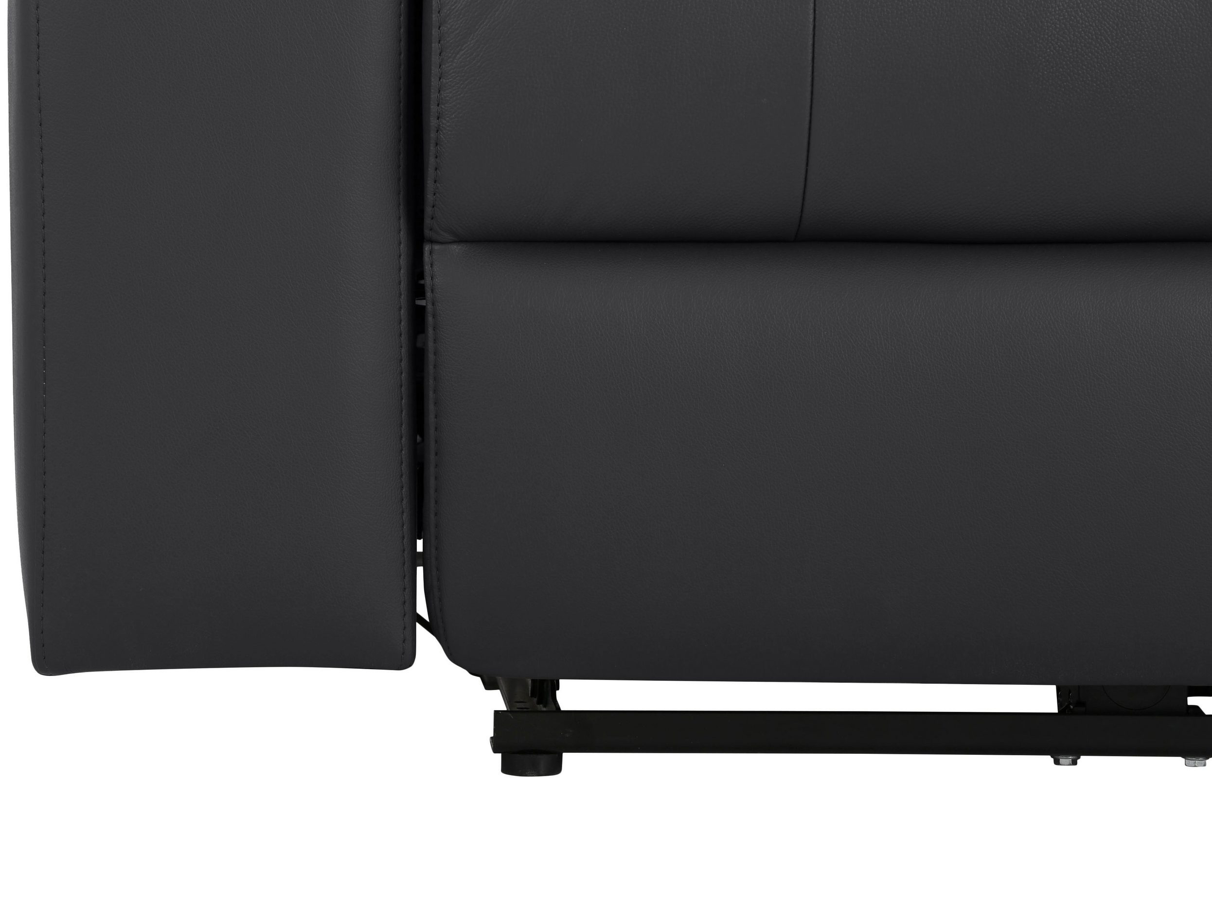 Colțar cu recliner Denton 1502 (Negru)