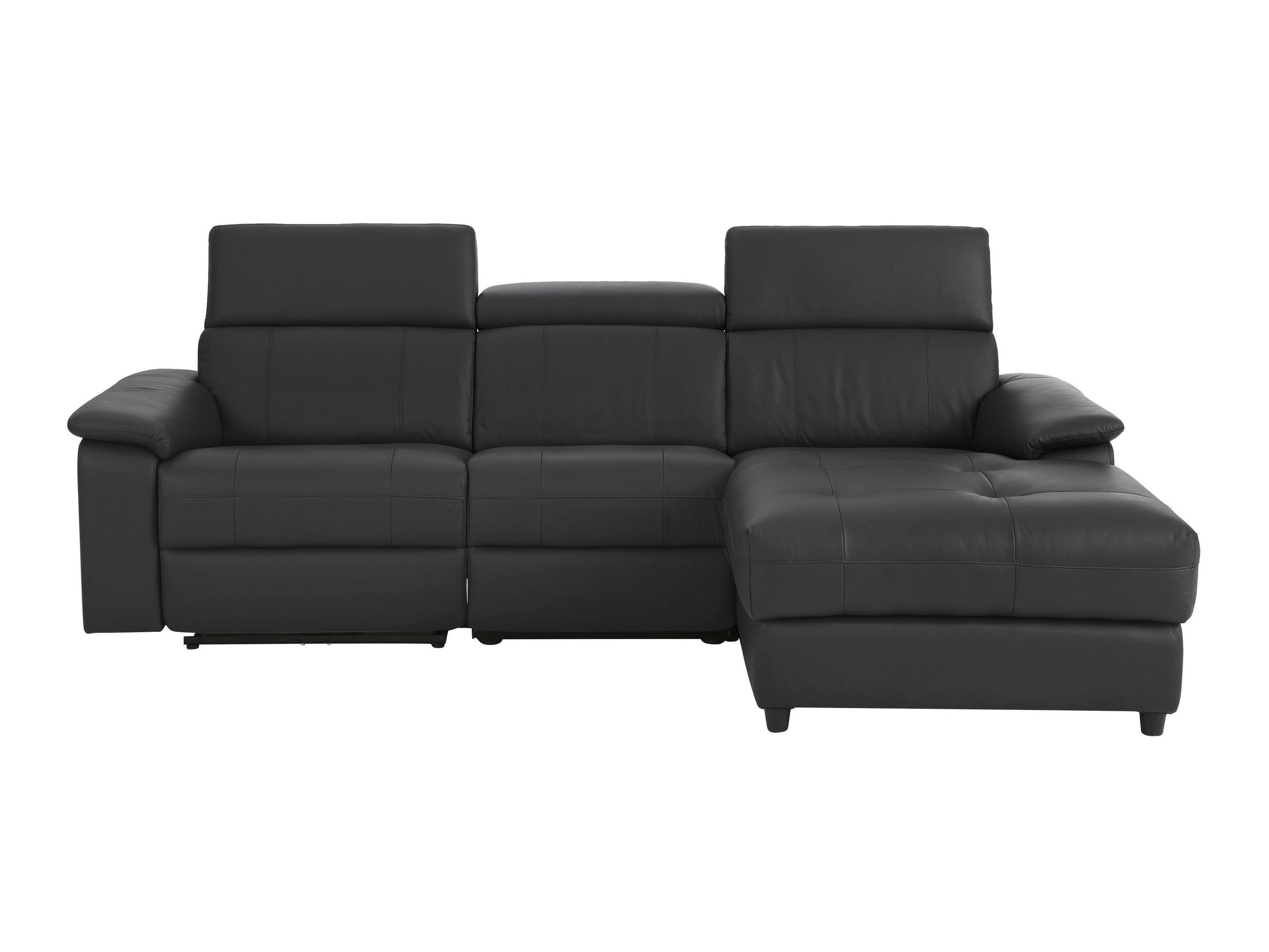Colțar cu recliner Denton 1502 (Negru)