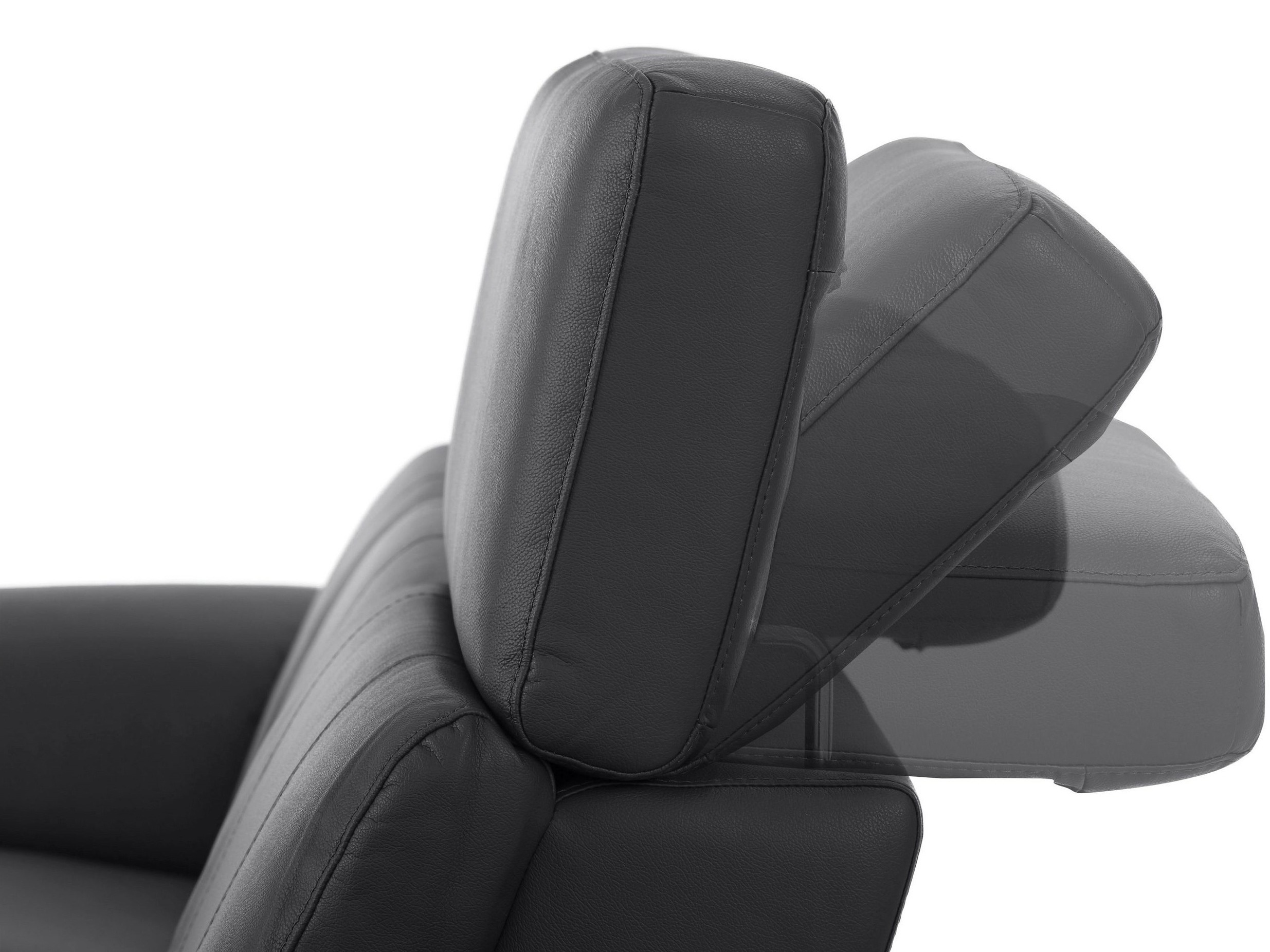 Colțar cu recliner Denton 1502 (Negru)