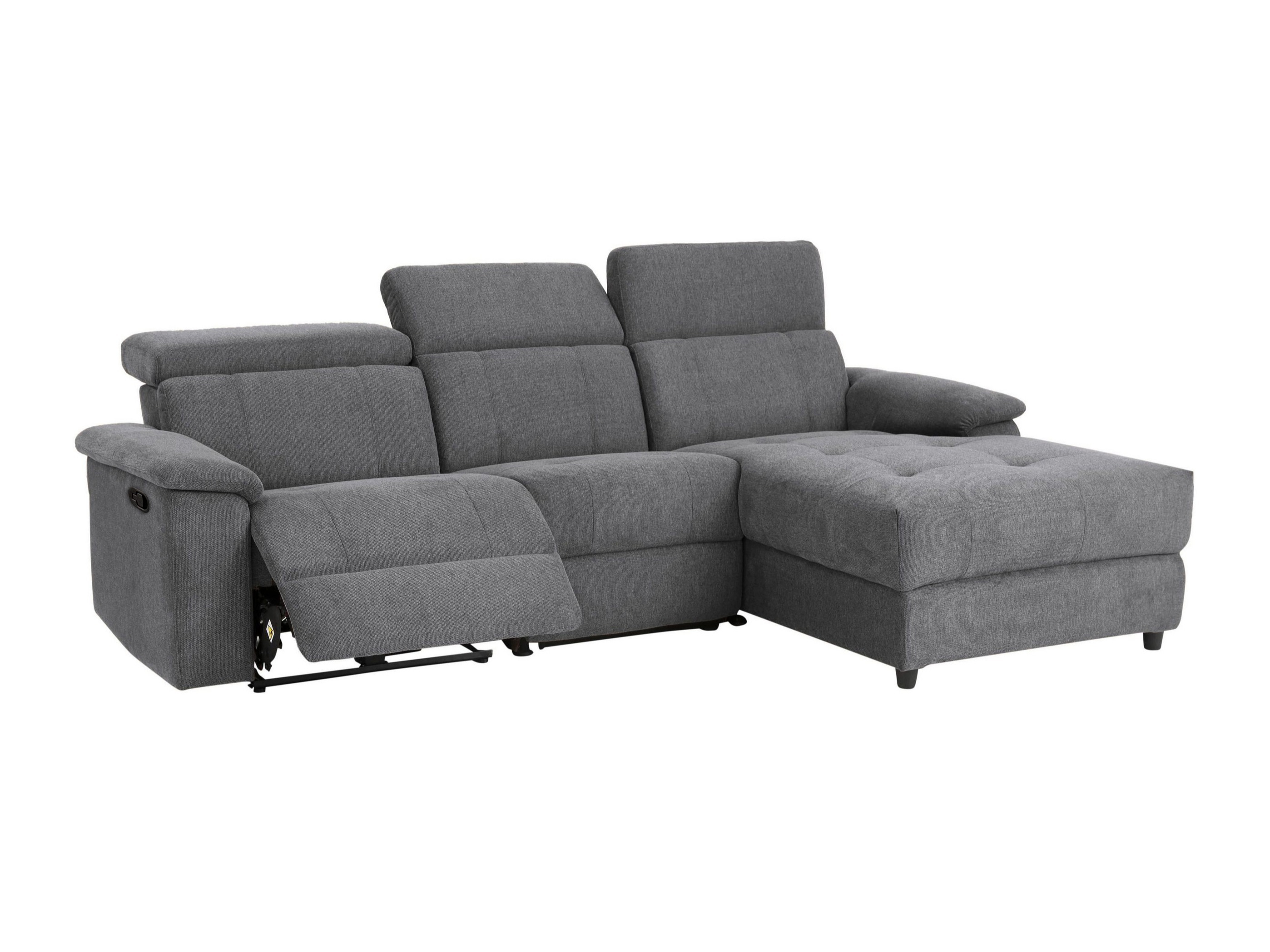 Colțar cu recliner Denton 1503 (Antracit)