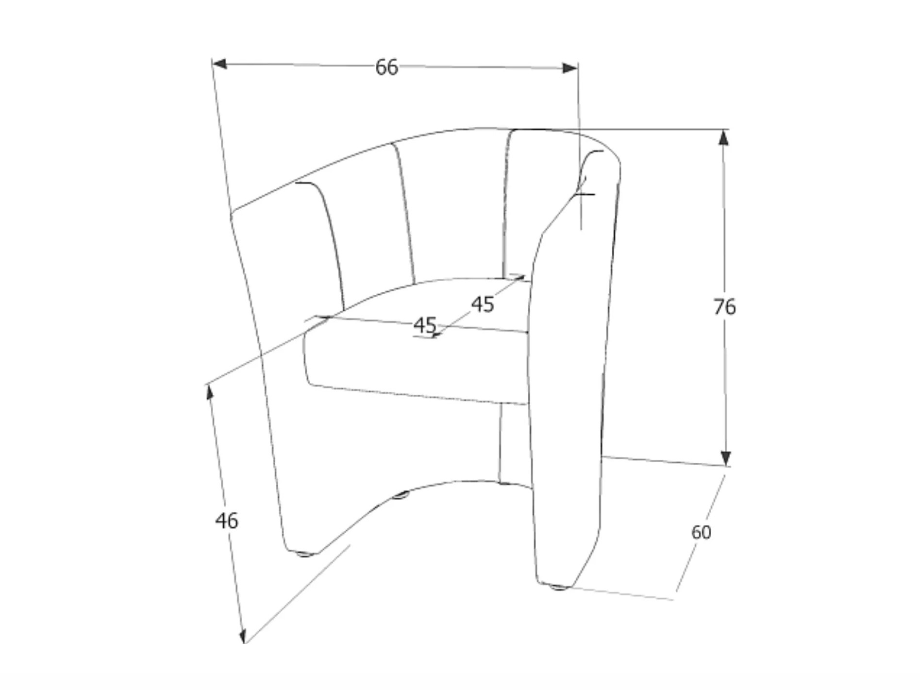Fotoliu Detroit 854 (Gri deschis)