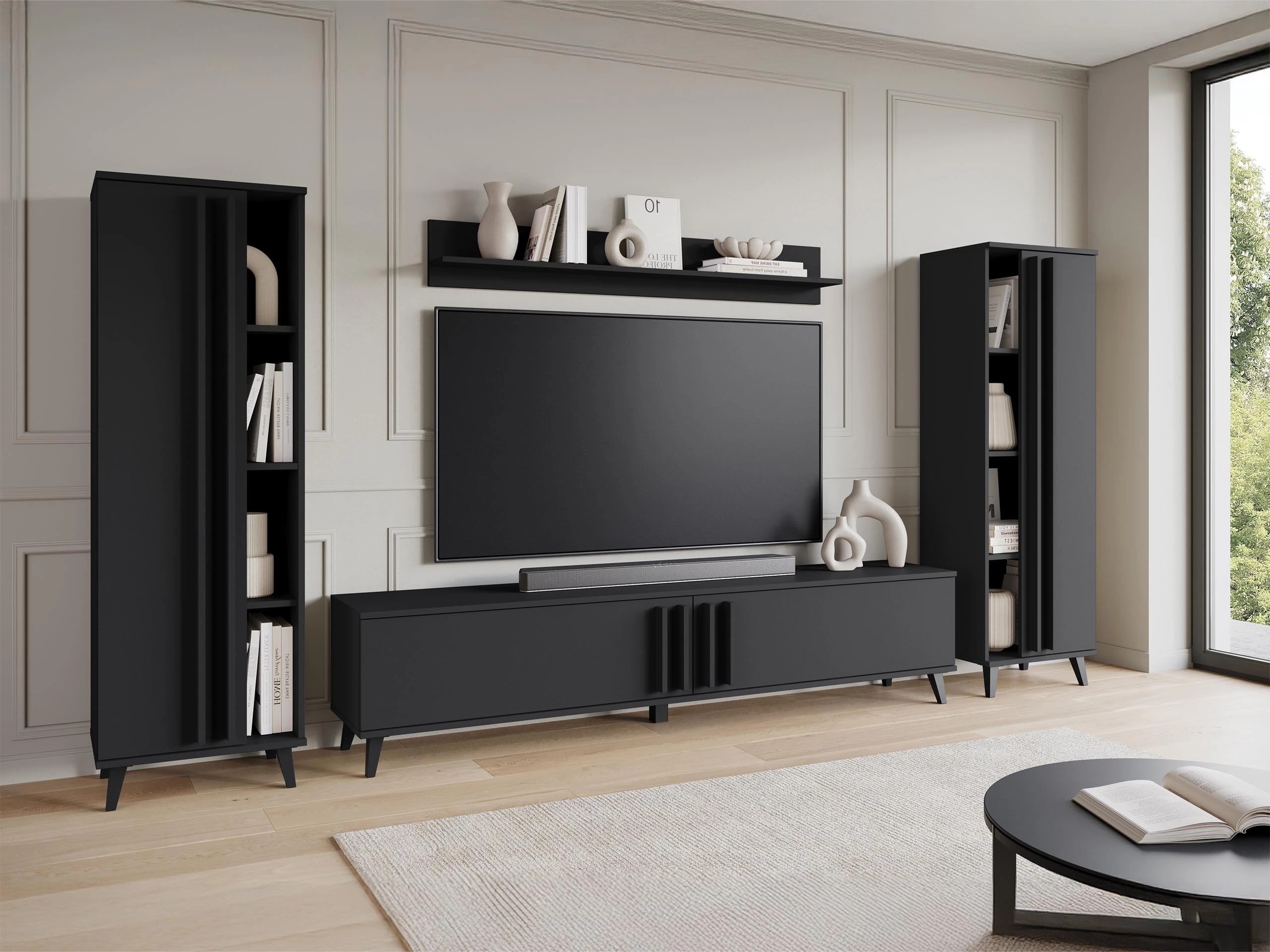 Set de living Temora 102 (Grafit)