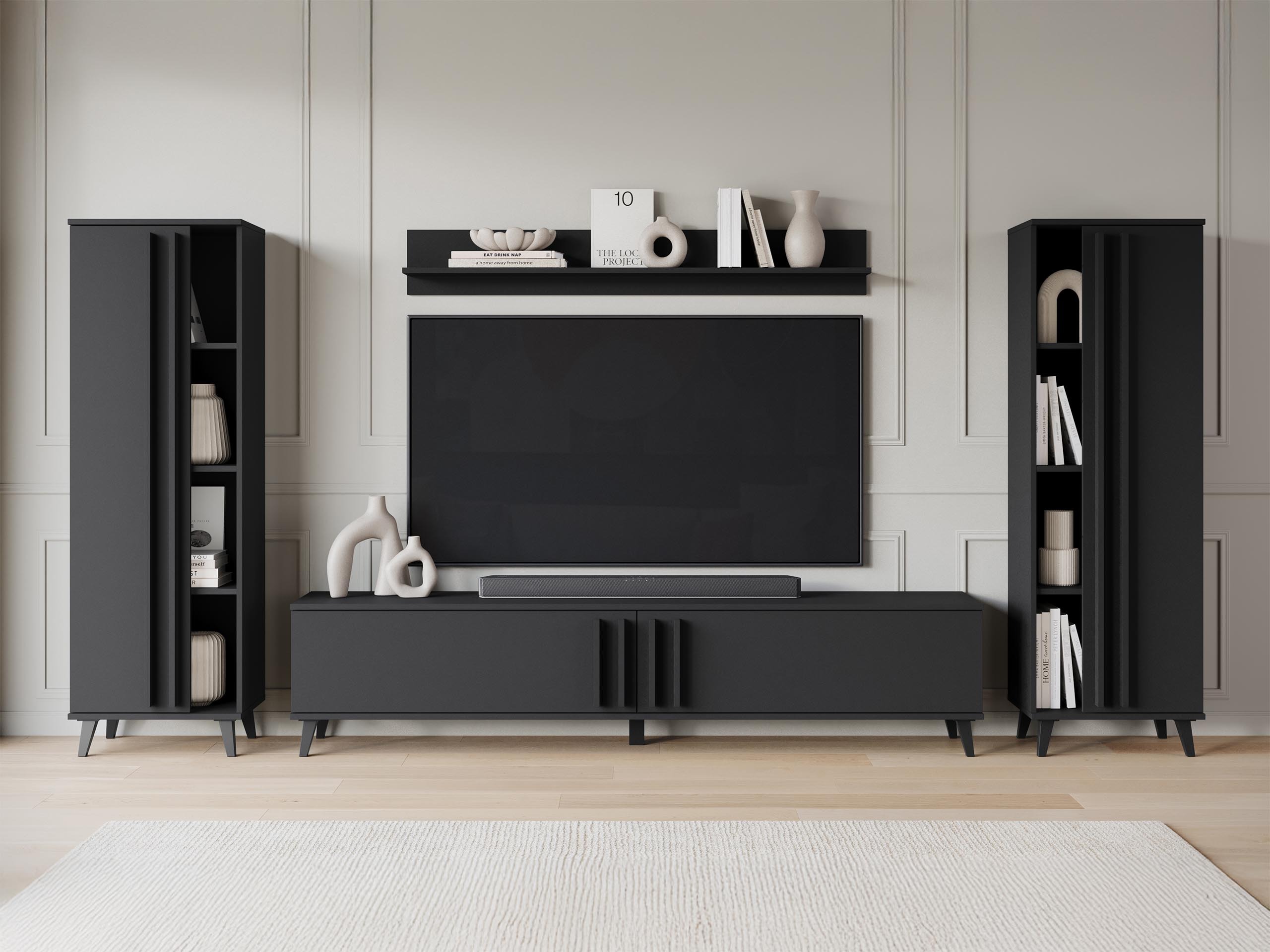 Set de living Temora 102 (Grafit)