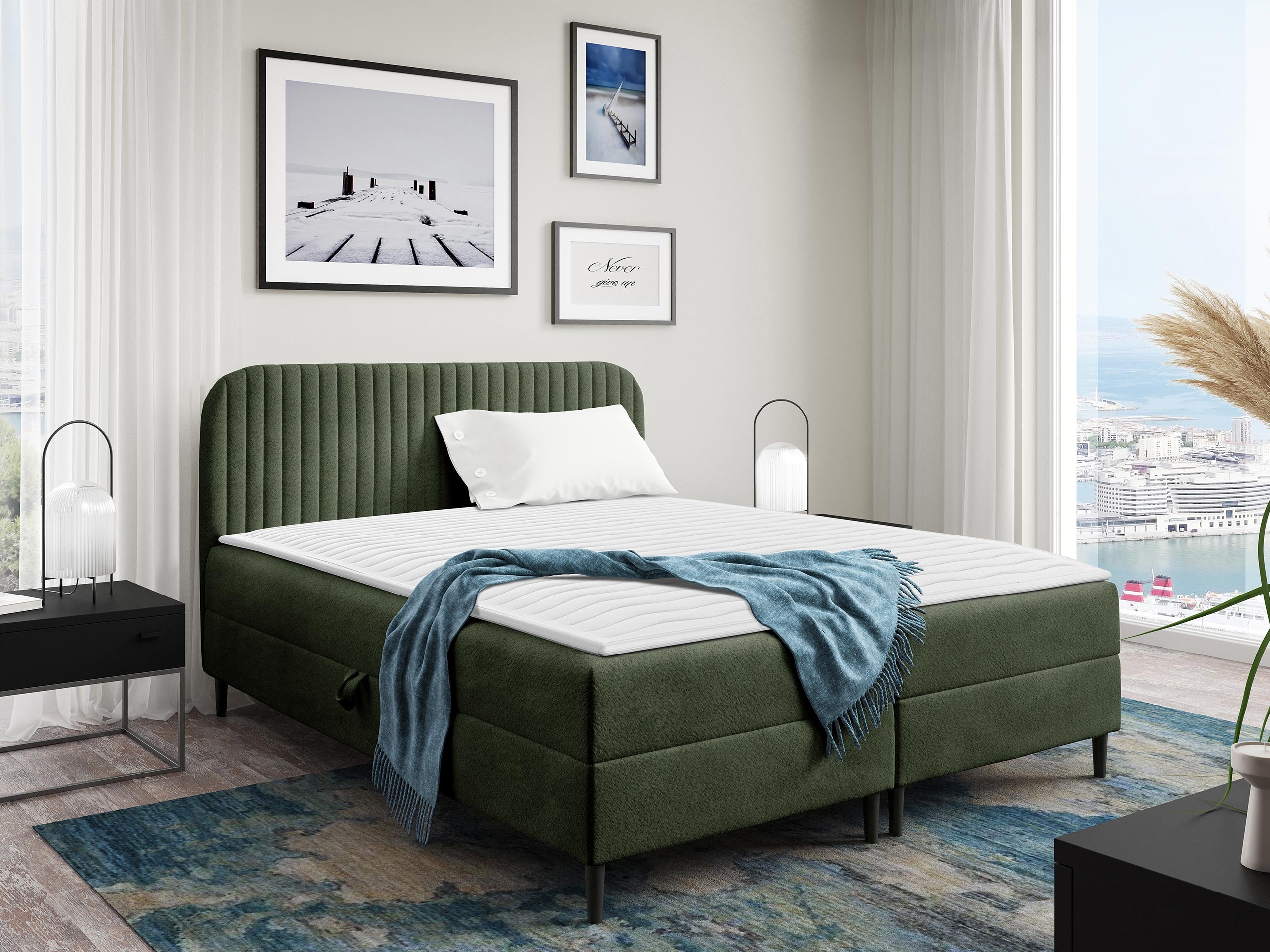 Pat boxspring Rivus (Coral 20)