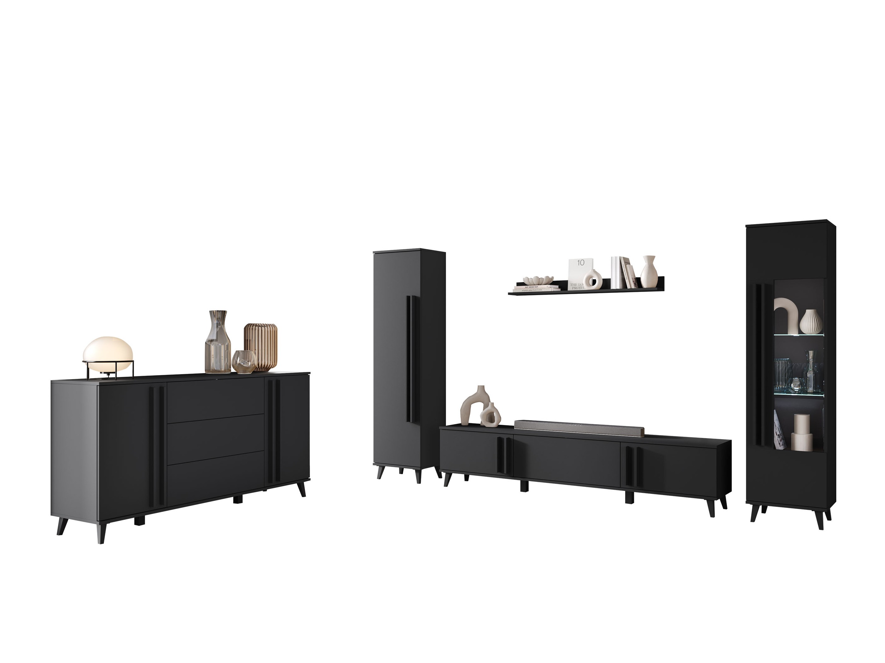 Set de living Facetor IV (Grafit)