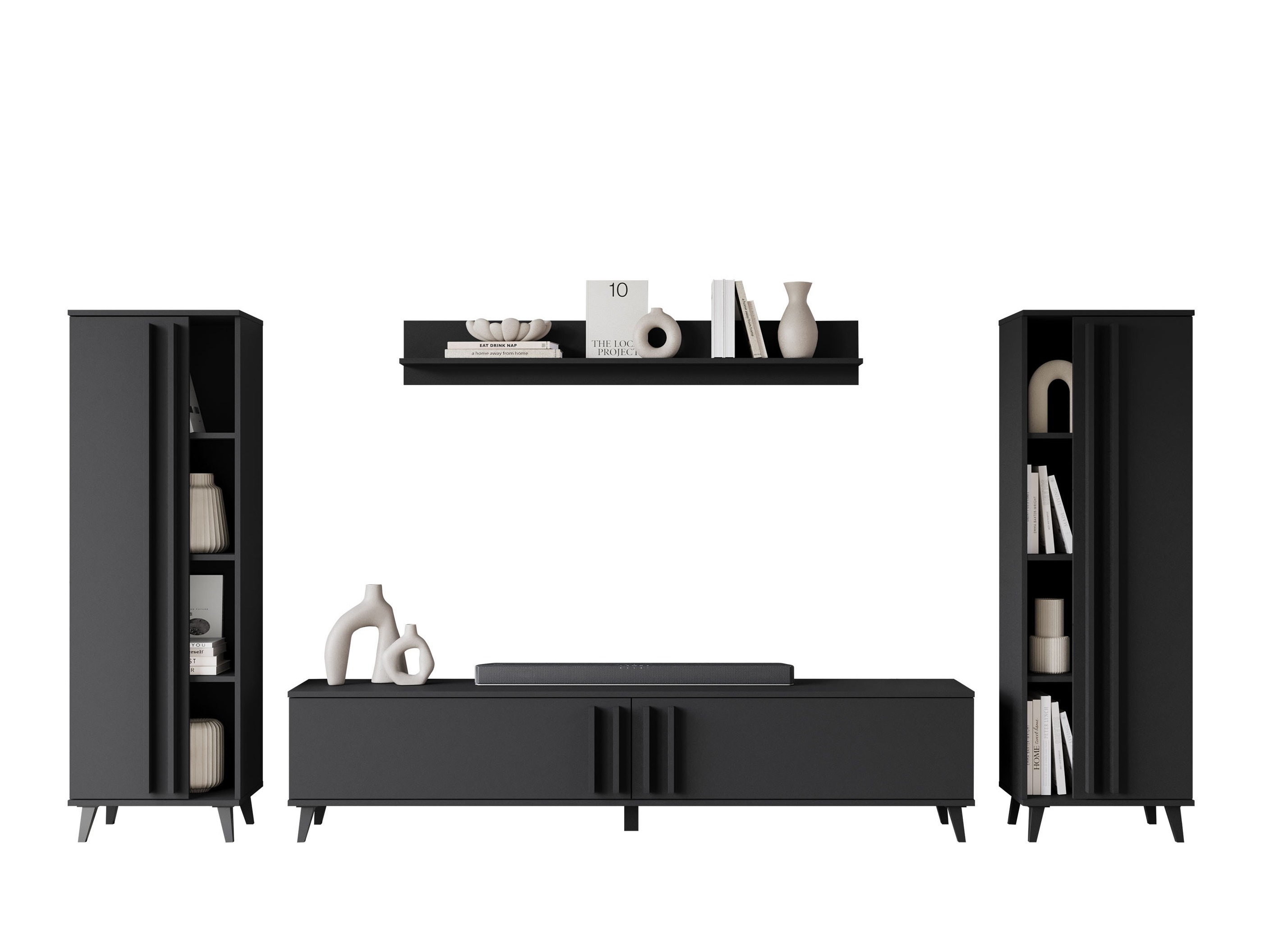 Set de living Temora 102 (Grafit)