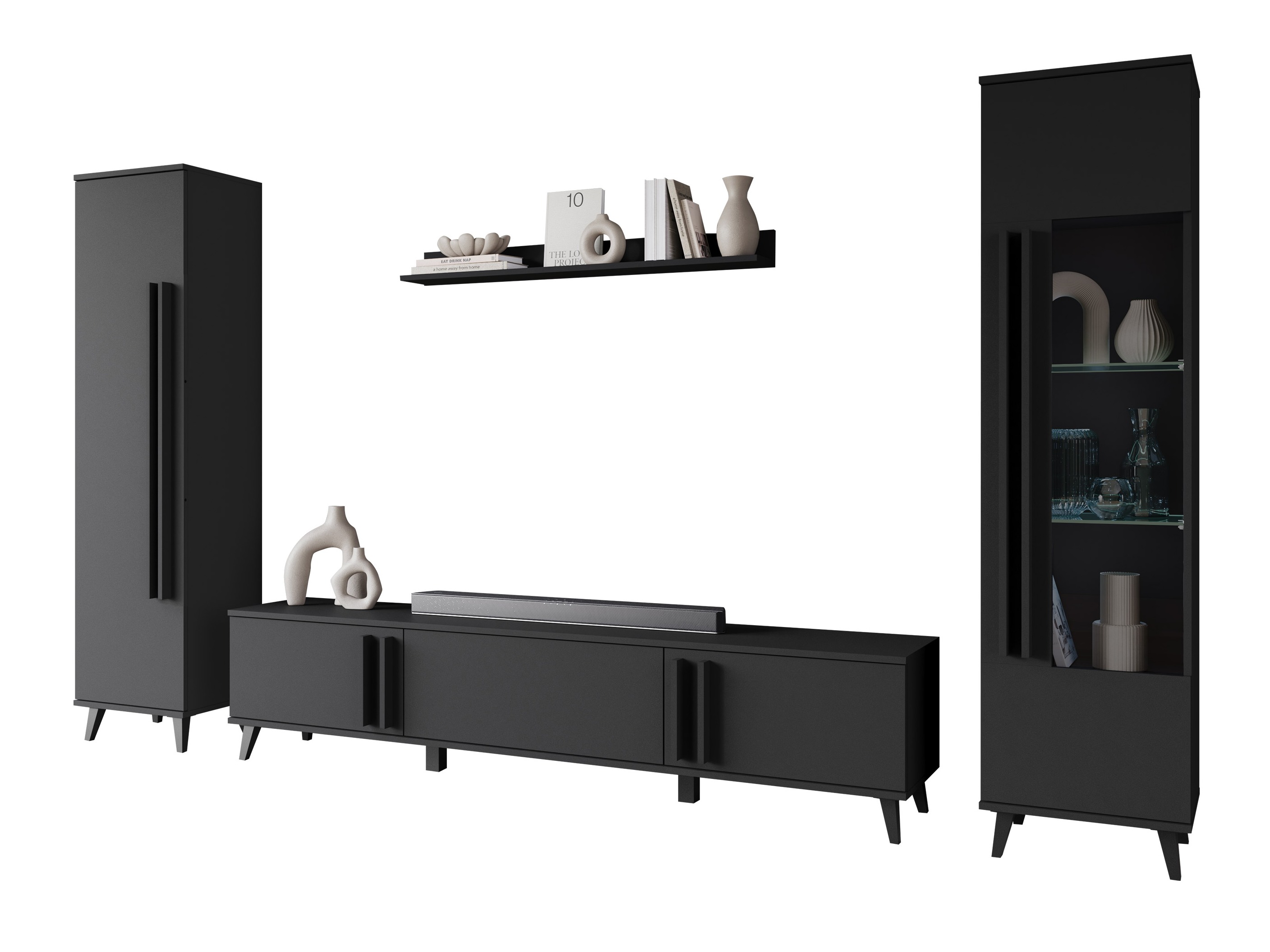 Set de living Temora 103 (Grafit)