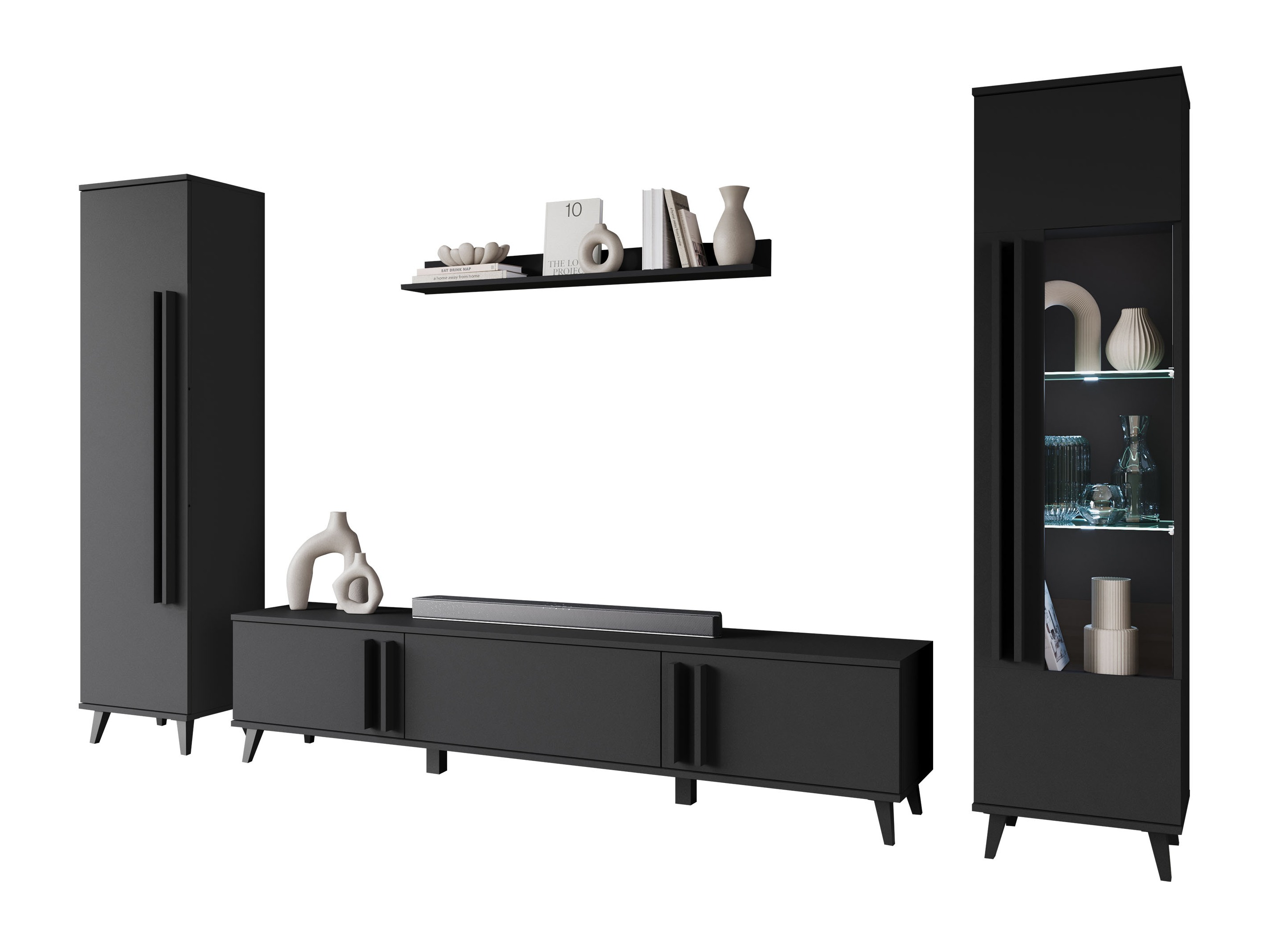 Set de living Temora 103 (Grafit)