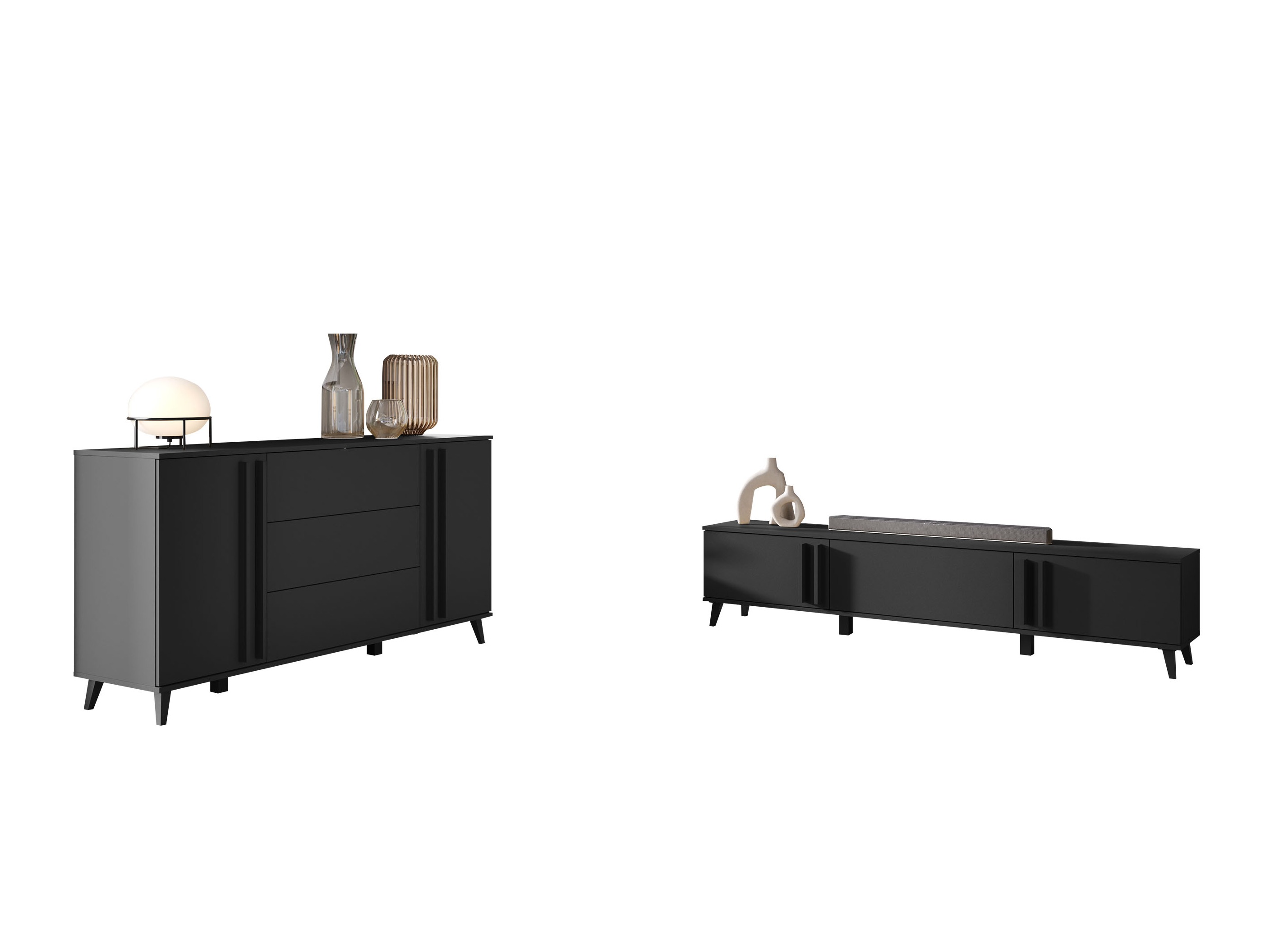 Set de living Temora 104 (Grafit)