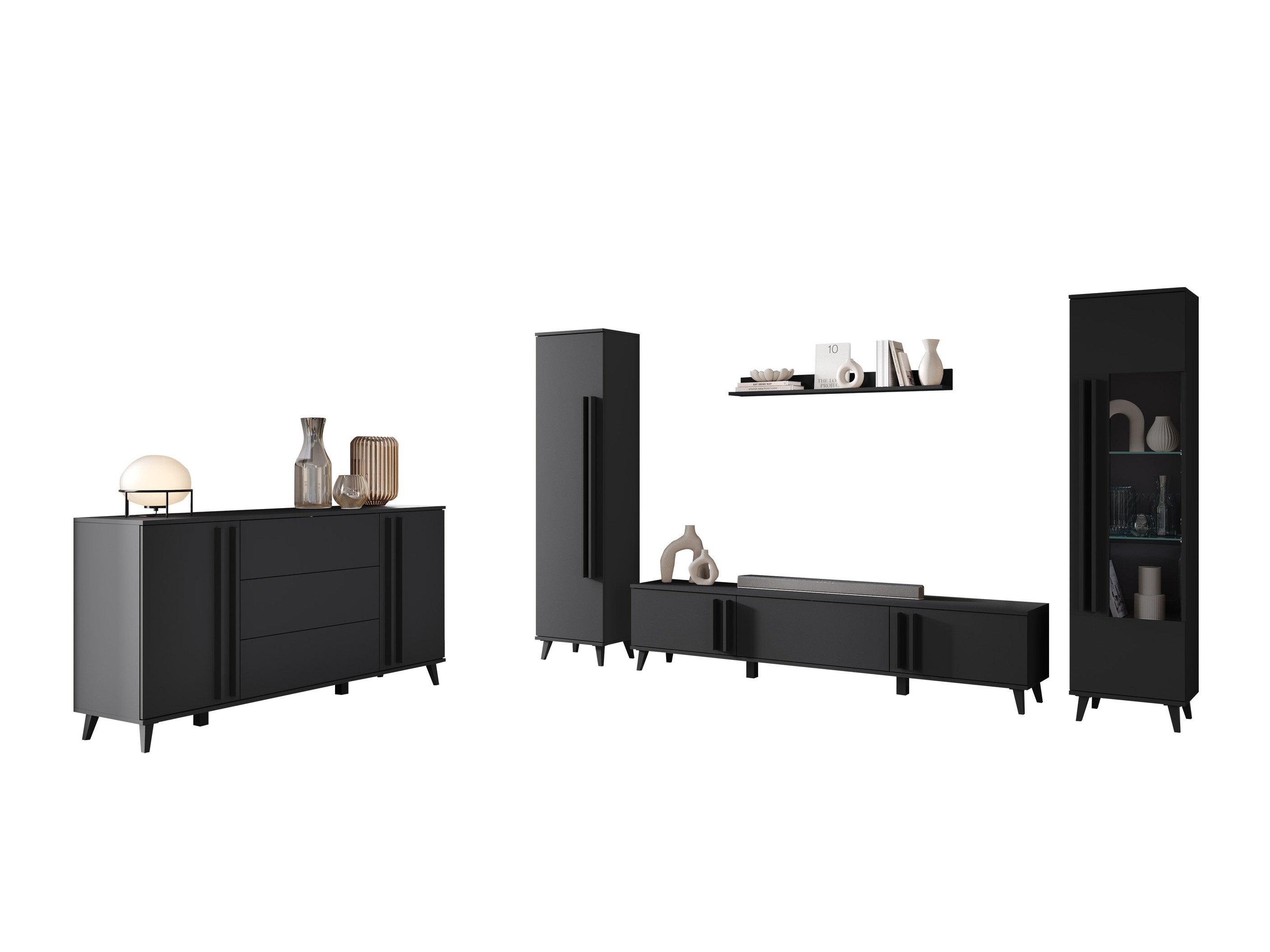 Set de living Temora 105 (Grafit)