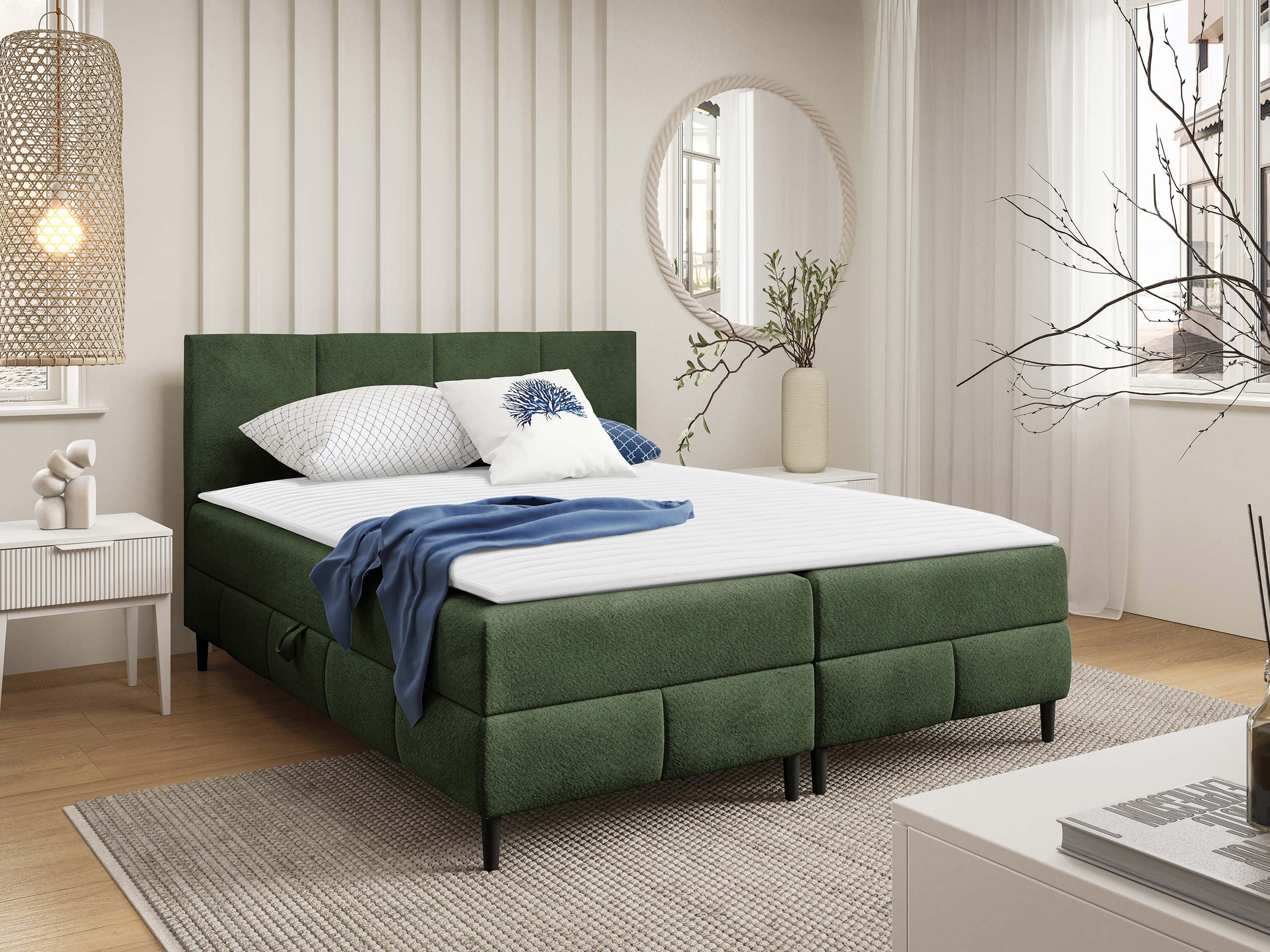 Pat boxspring Rivus I (Coral 20)