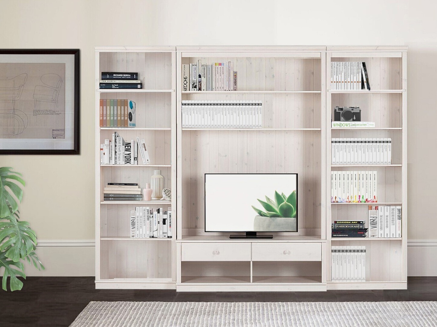 Set de living Saltoro 127 (Alb)