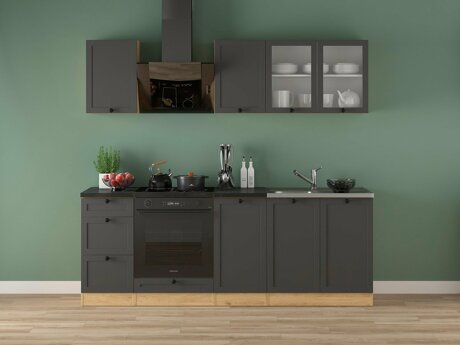 Set de bucătărie modular Classic Grey Oak 117