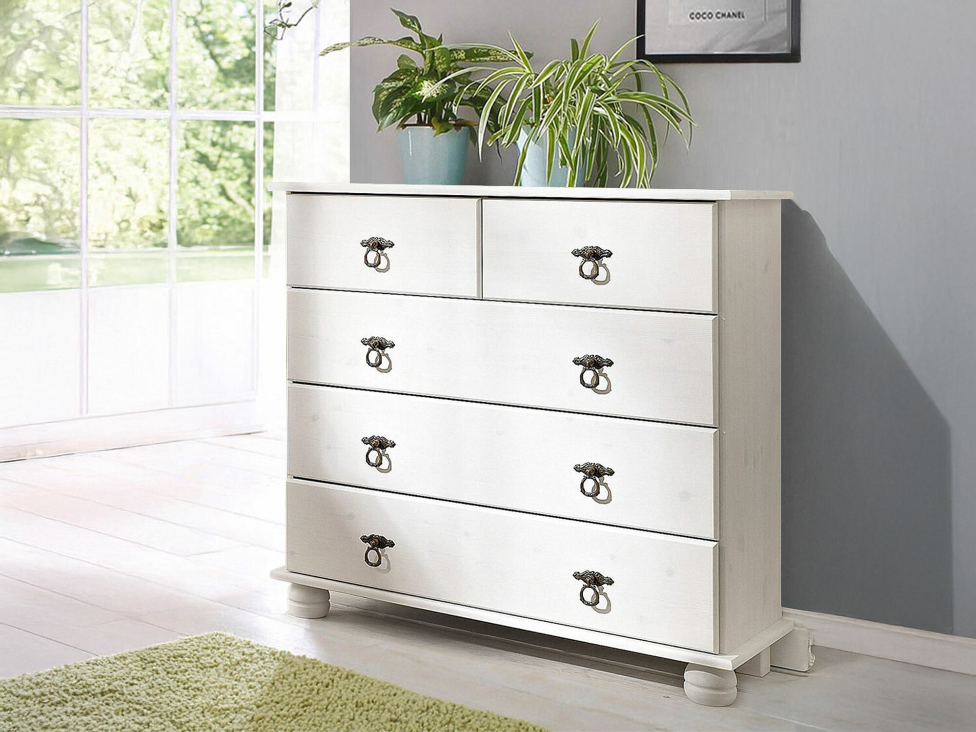 Comodă Nolcore 102 (Alb)