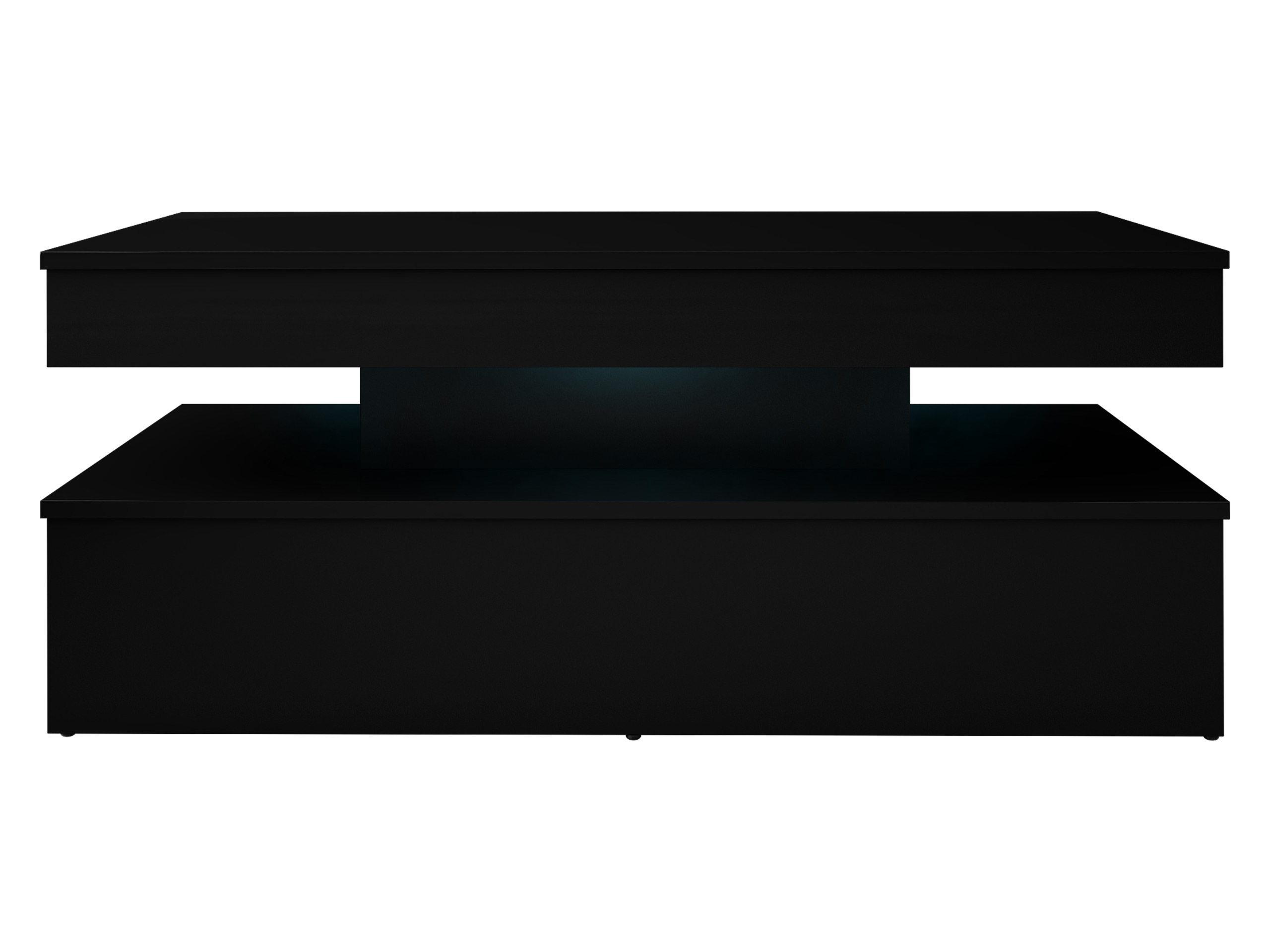 Măsuță de cafea Monfero (Negru + Negru lucios)