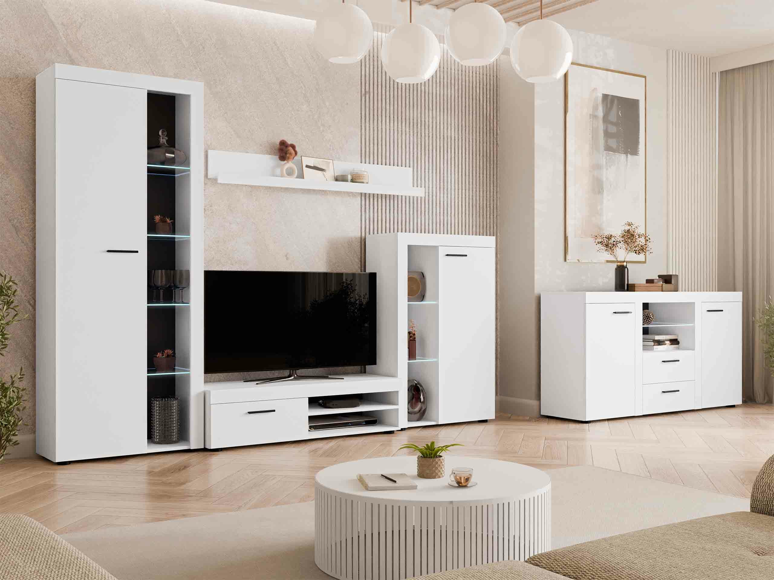 Set de living Univio I (Alb)