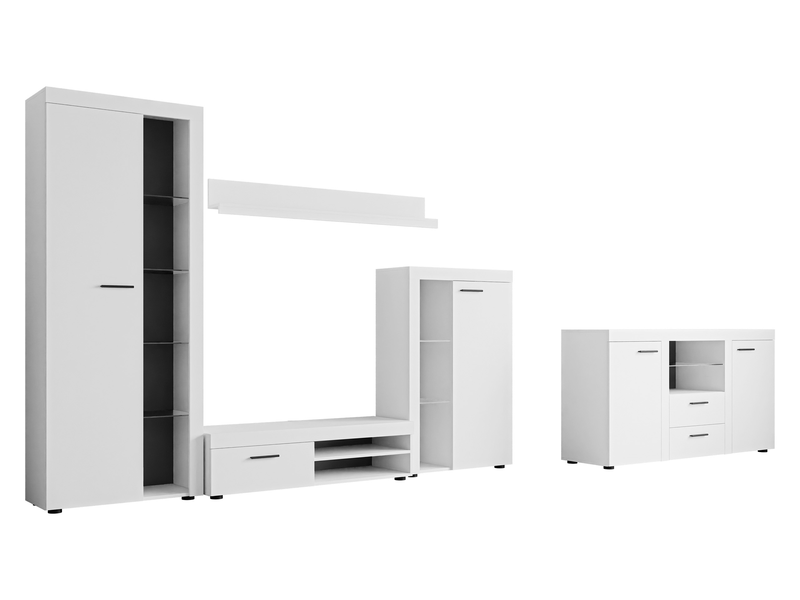 Set de living Univio I (Alb)