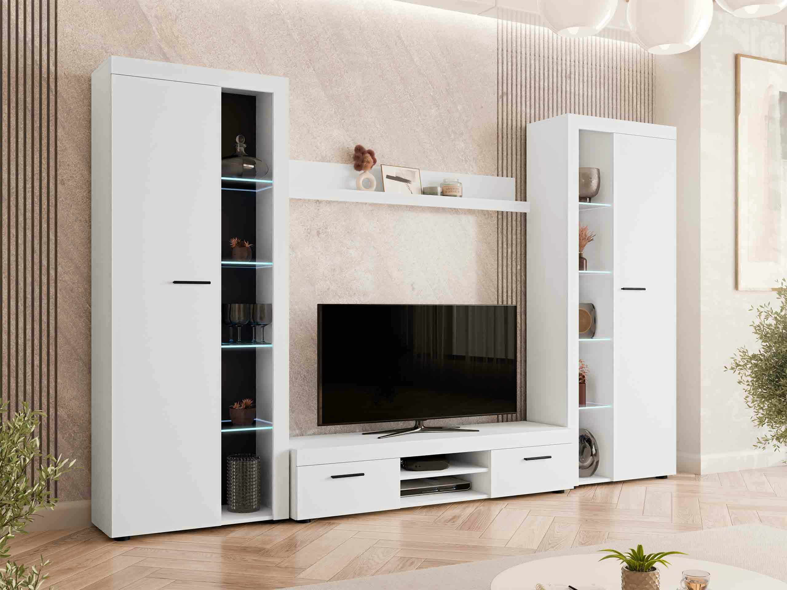 Set de living Univio II (Alb)