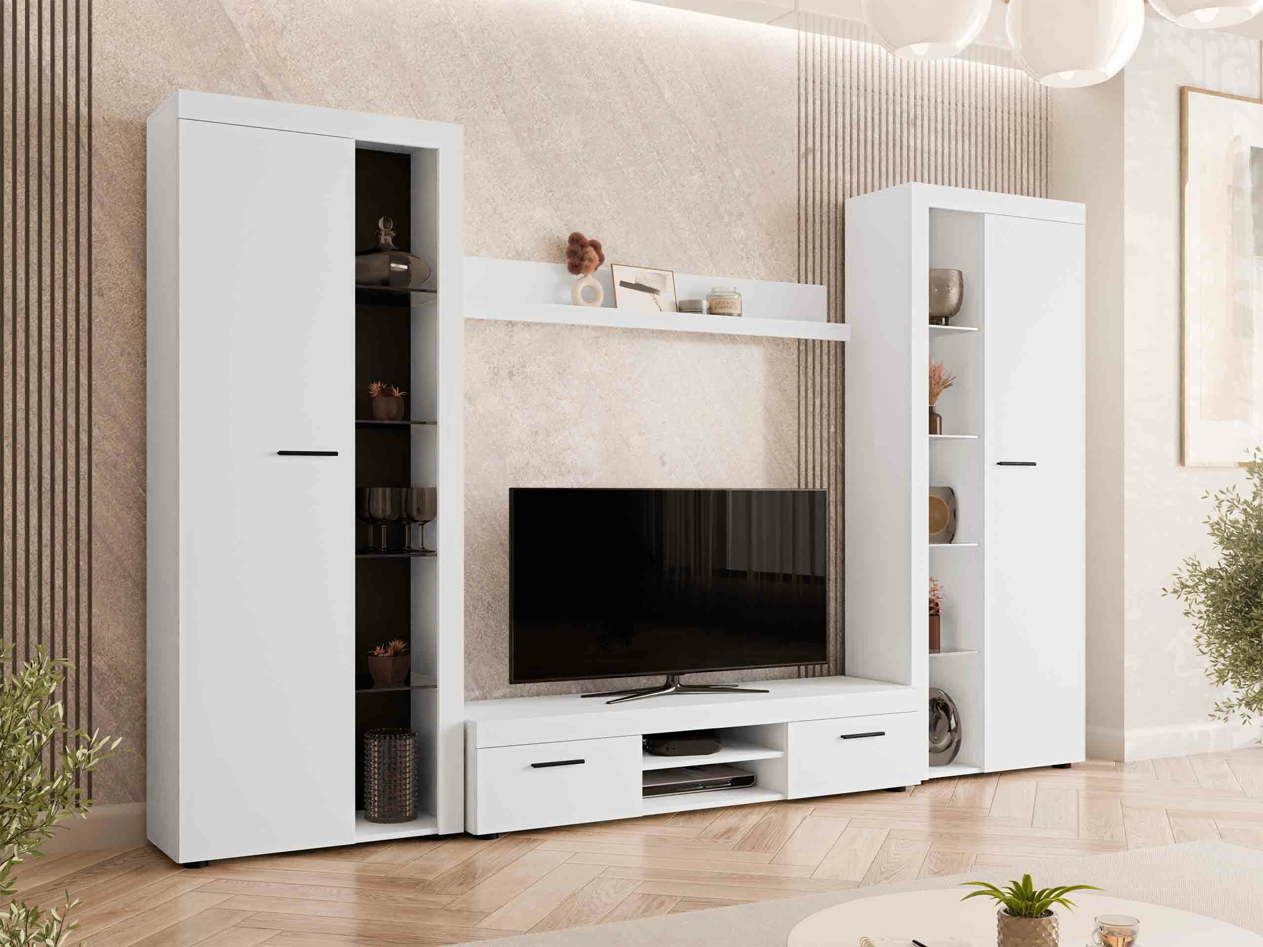 Set de living Univio II (Alb)