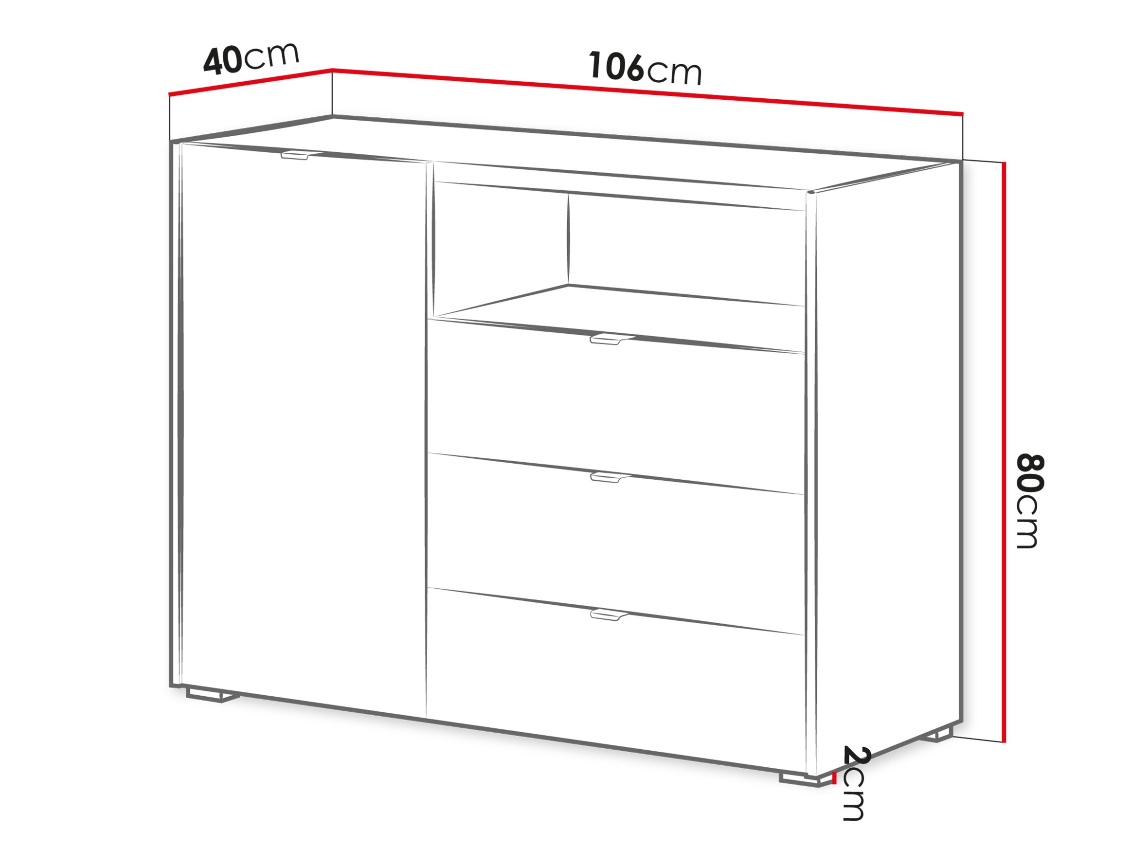 Comodă Comfivo Ordo