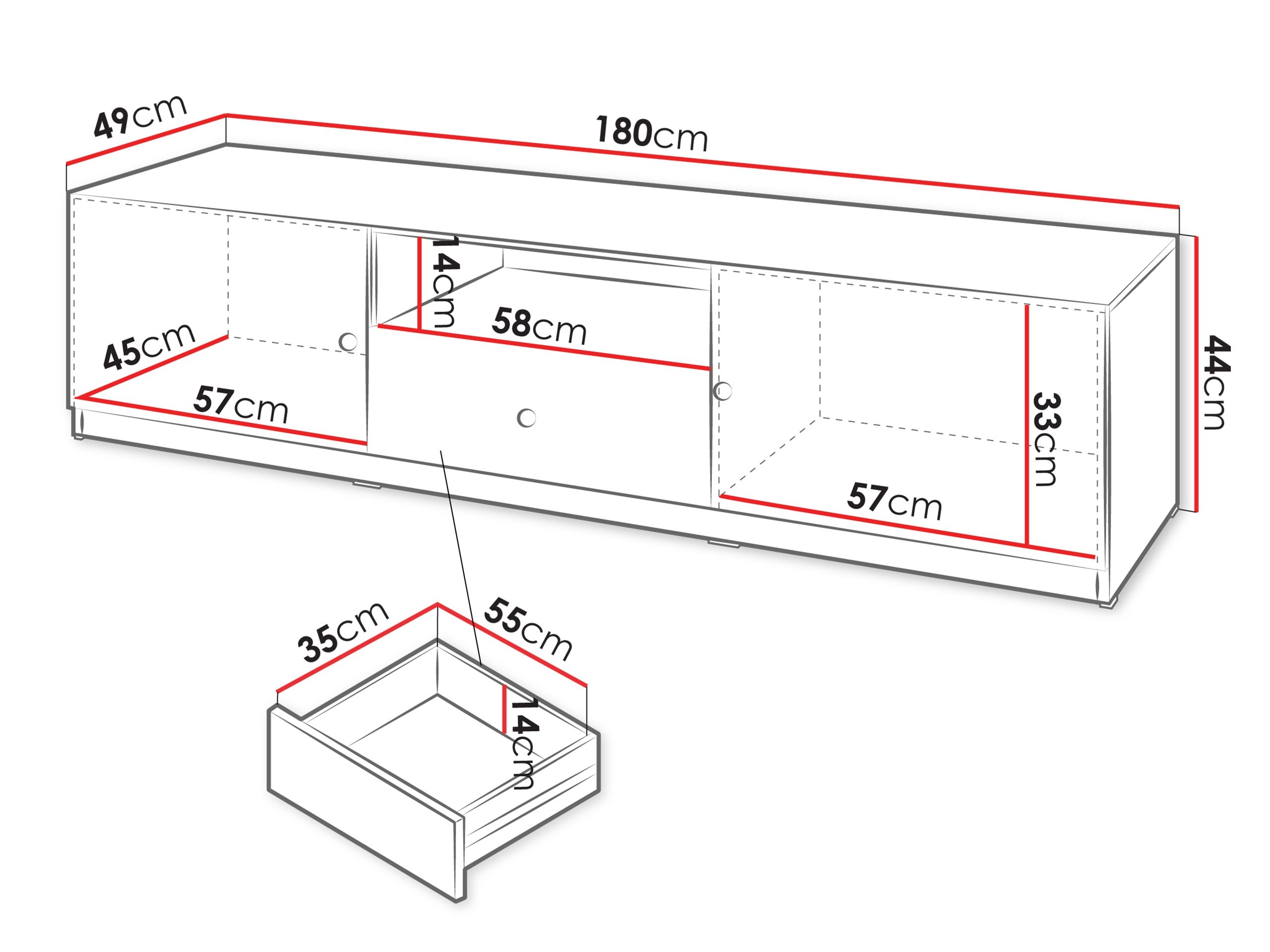 Comodă TV Comfivo Meleti 102