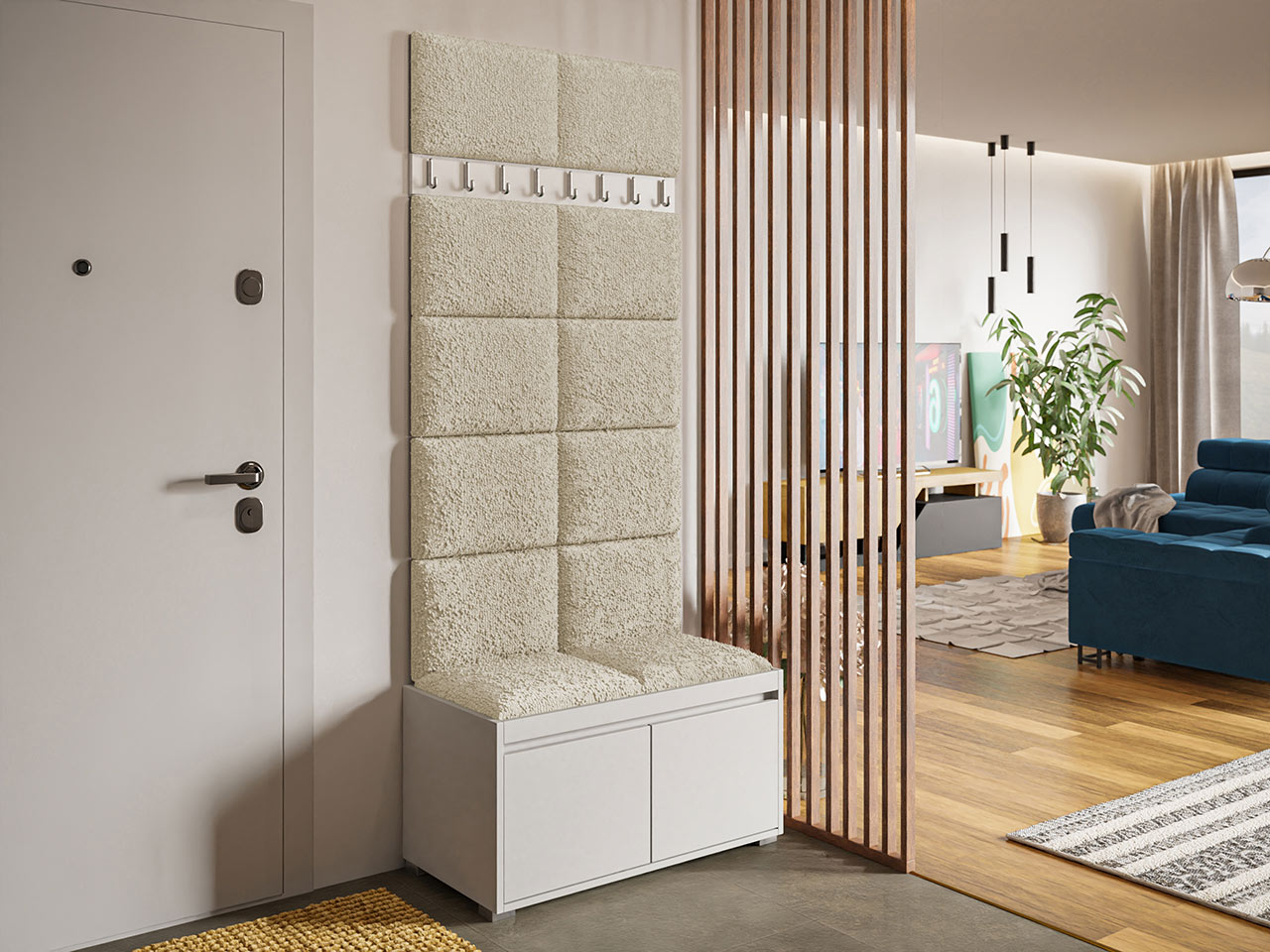 Set de hol Comfivo Pinus IV (Alb + Abriamo 03)