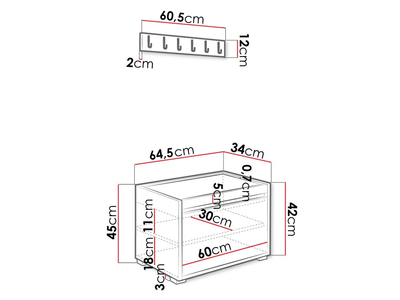 Set de hol Comfivo Pinus V (Alb + Abriamo 03)