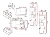Set baie Ophruvi 102 (Maro deschis)