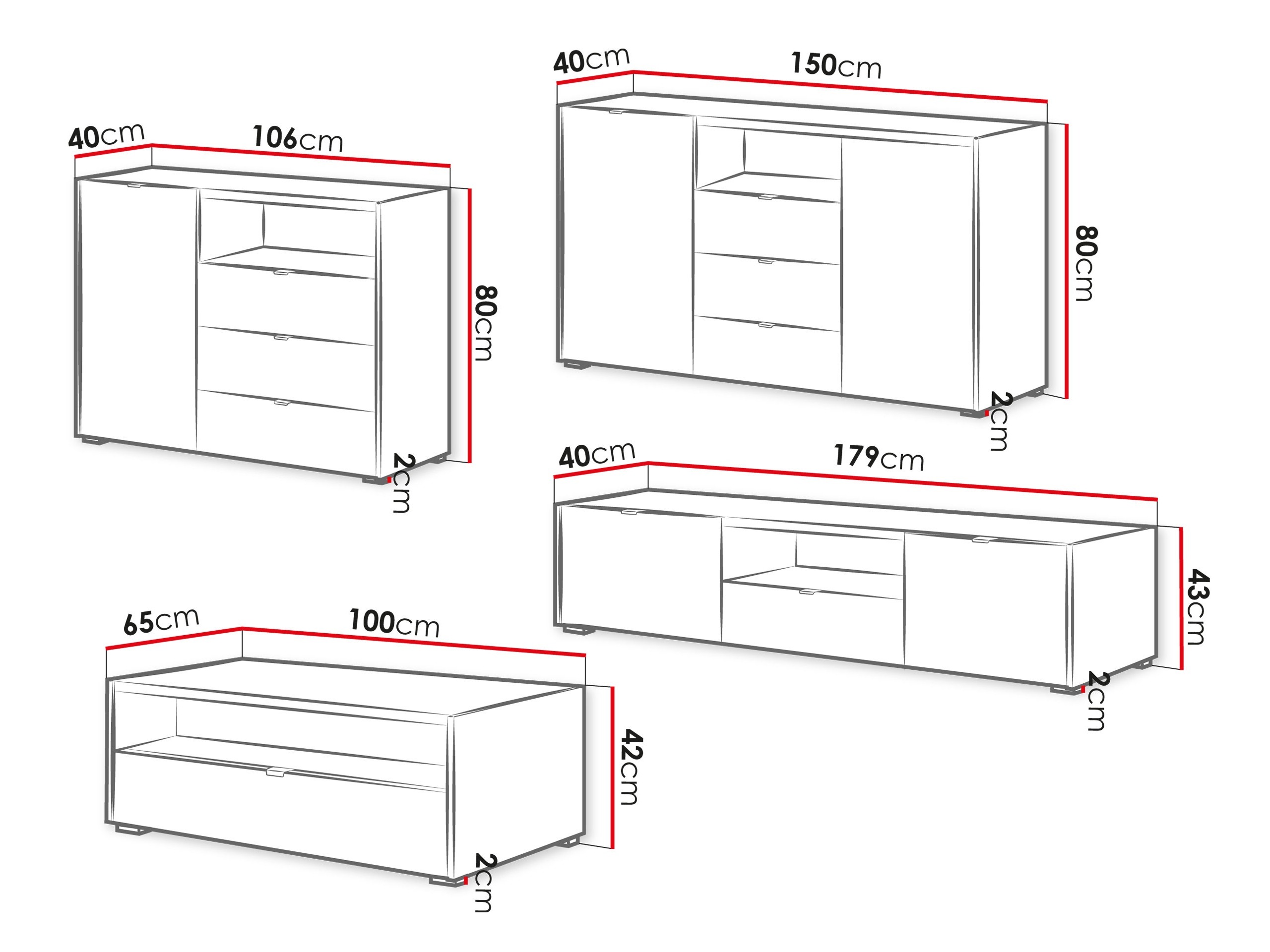 Set de living Comfivo Vomoro 105