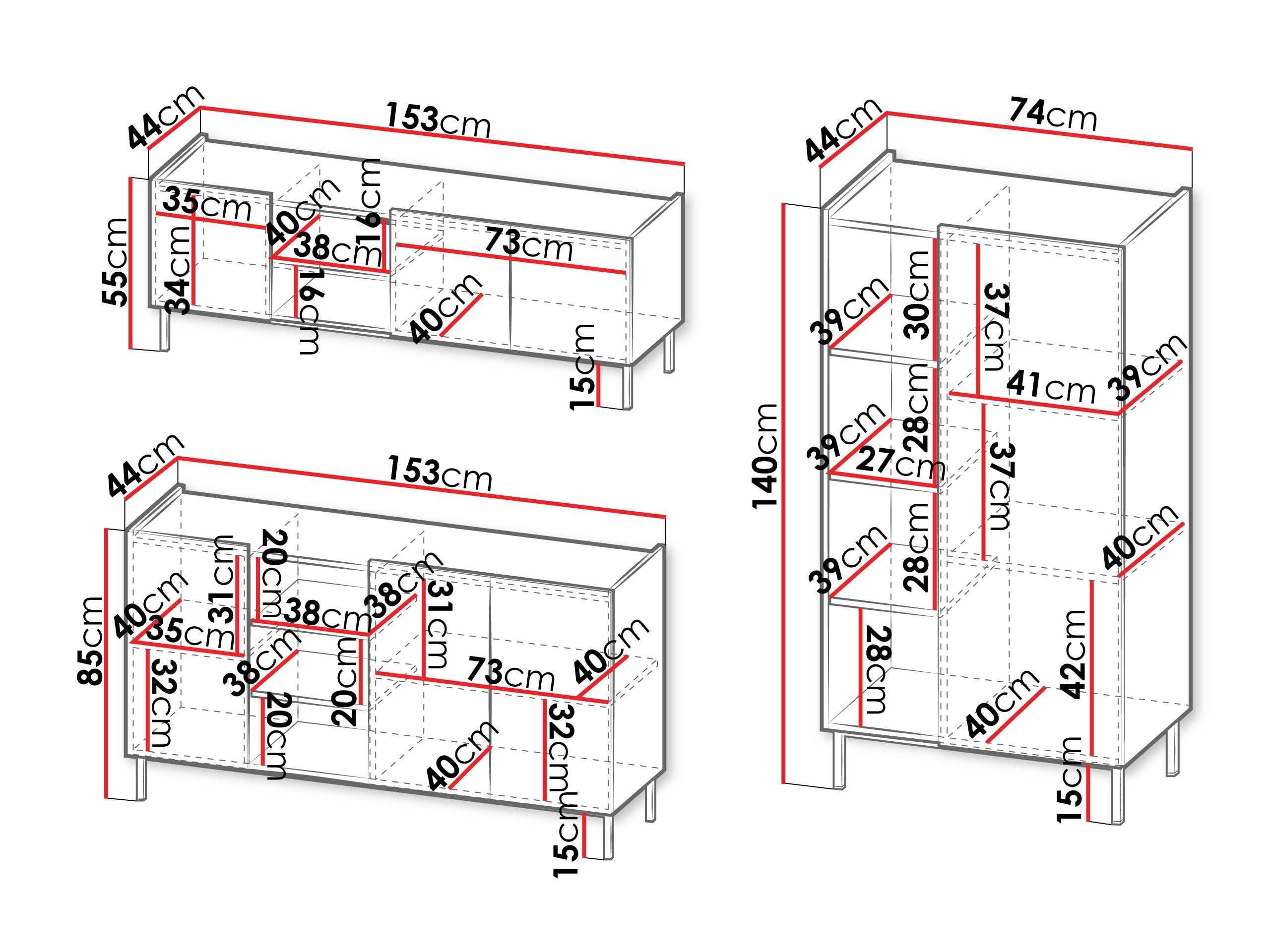 Set de living Veldome 103 (Cașmir + Stejar)