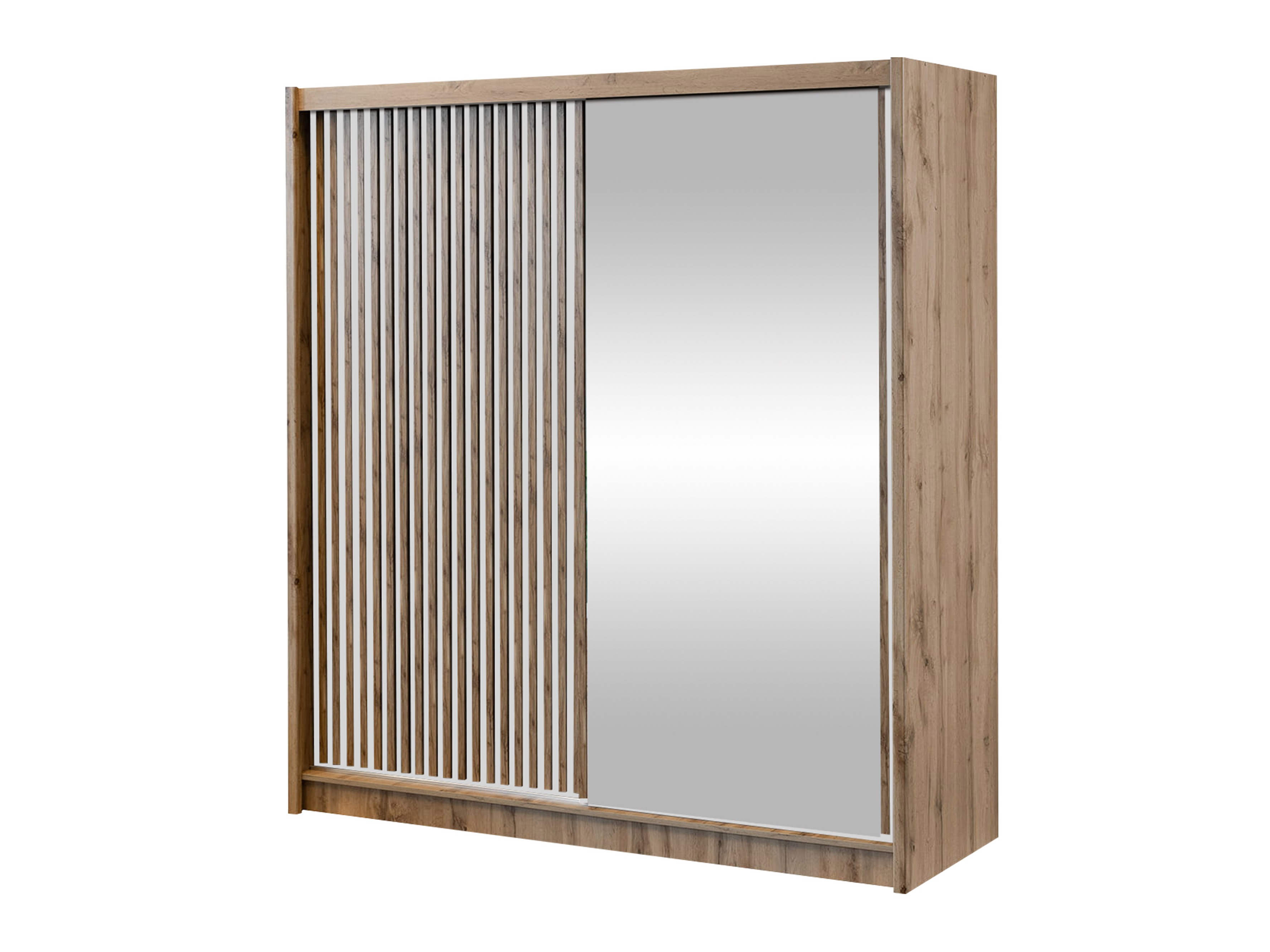 Dulap Honolulu 274 (Stejar Wotan + Alb)