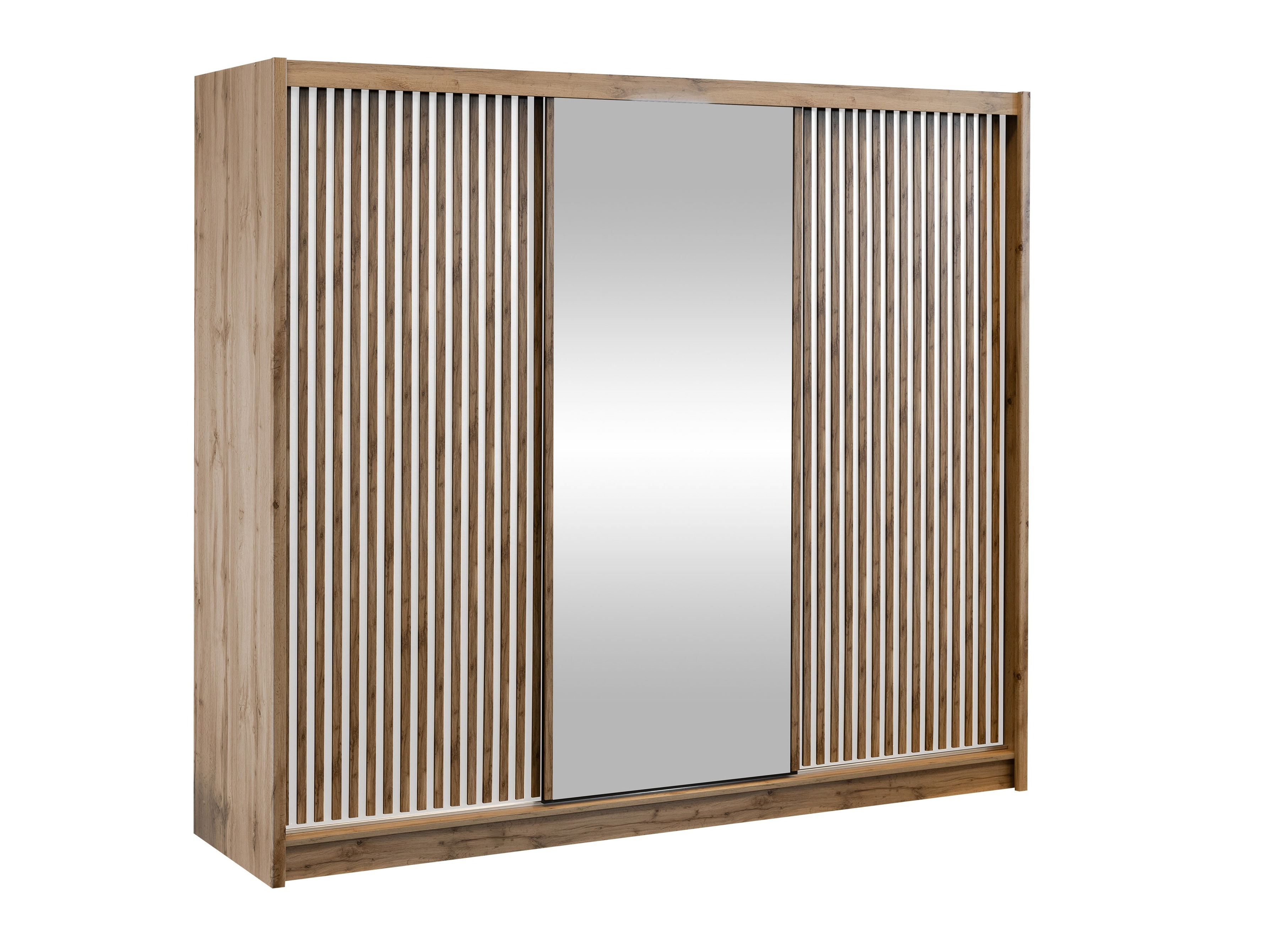 Dulap Gemes I (Stejar Wotan + Alb)