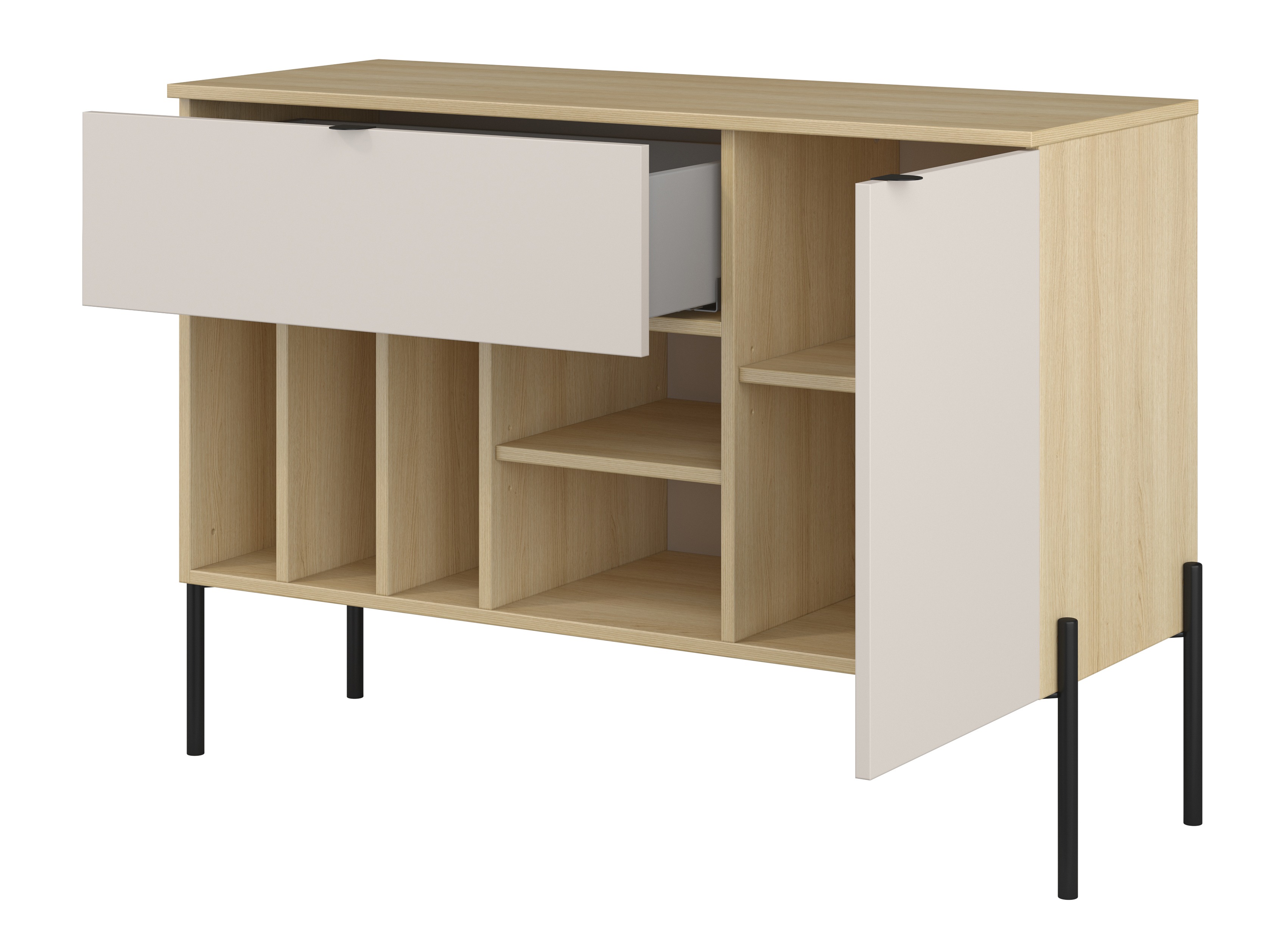 Set de living Levtenu 118 (Stejar + Cașmir)