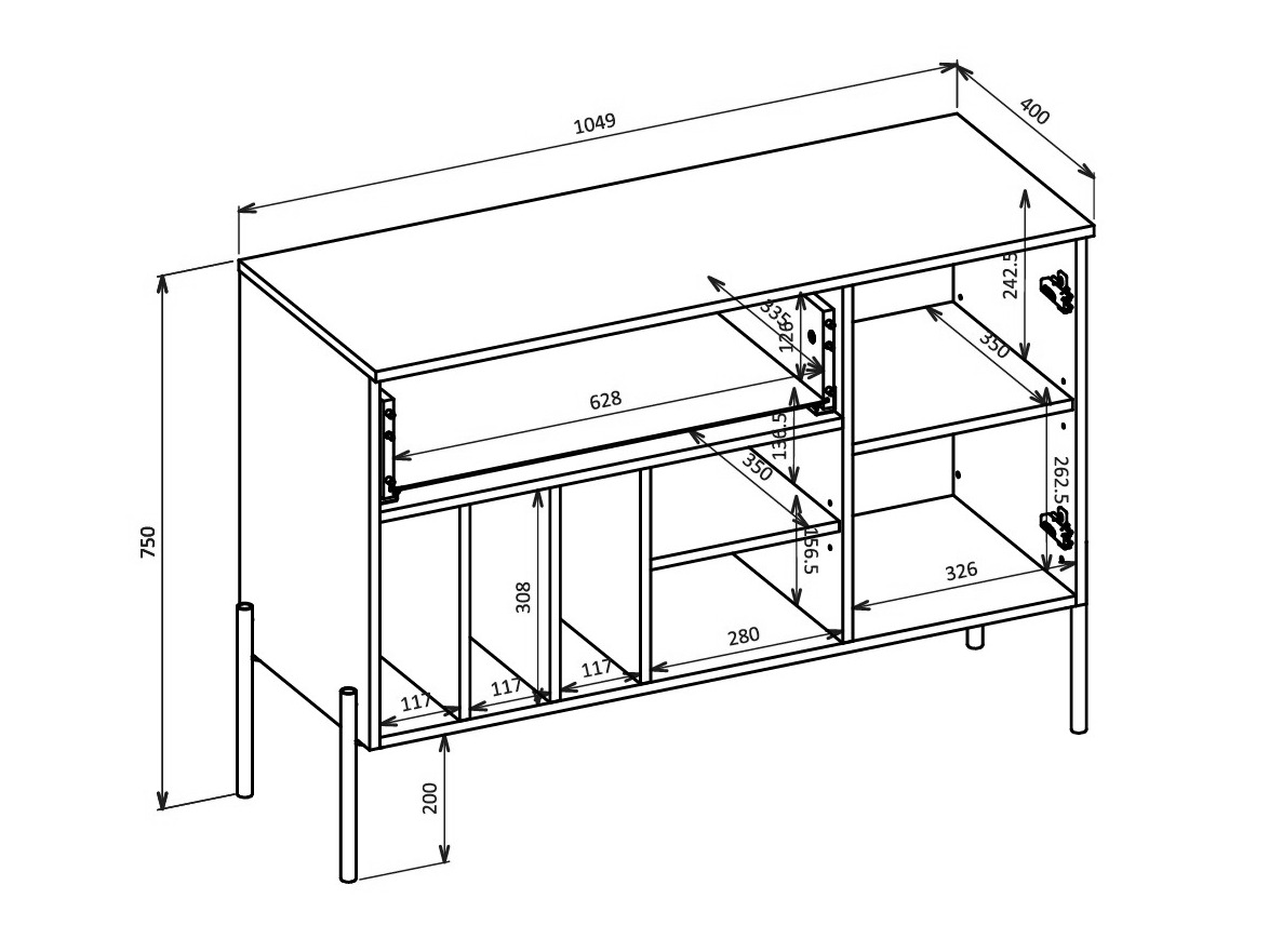 Set de living Levtenu 118 (Stejar)