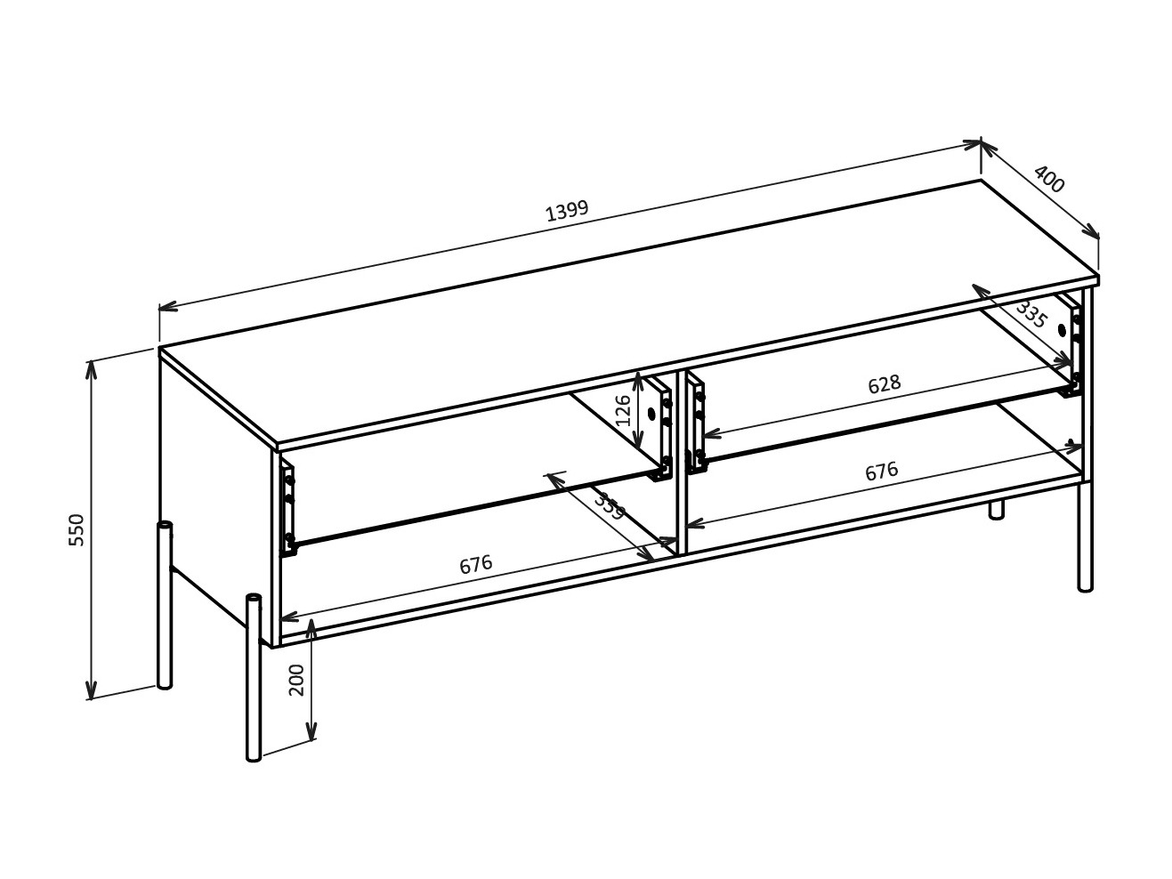Set de living Levtenu 118 (Stejar)