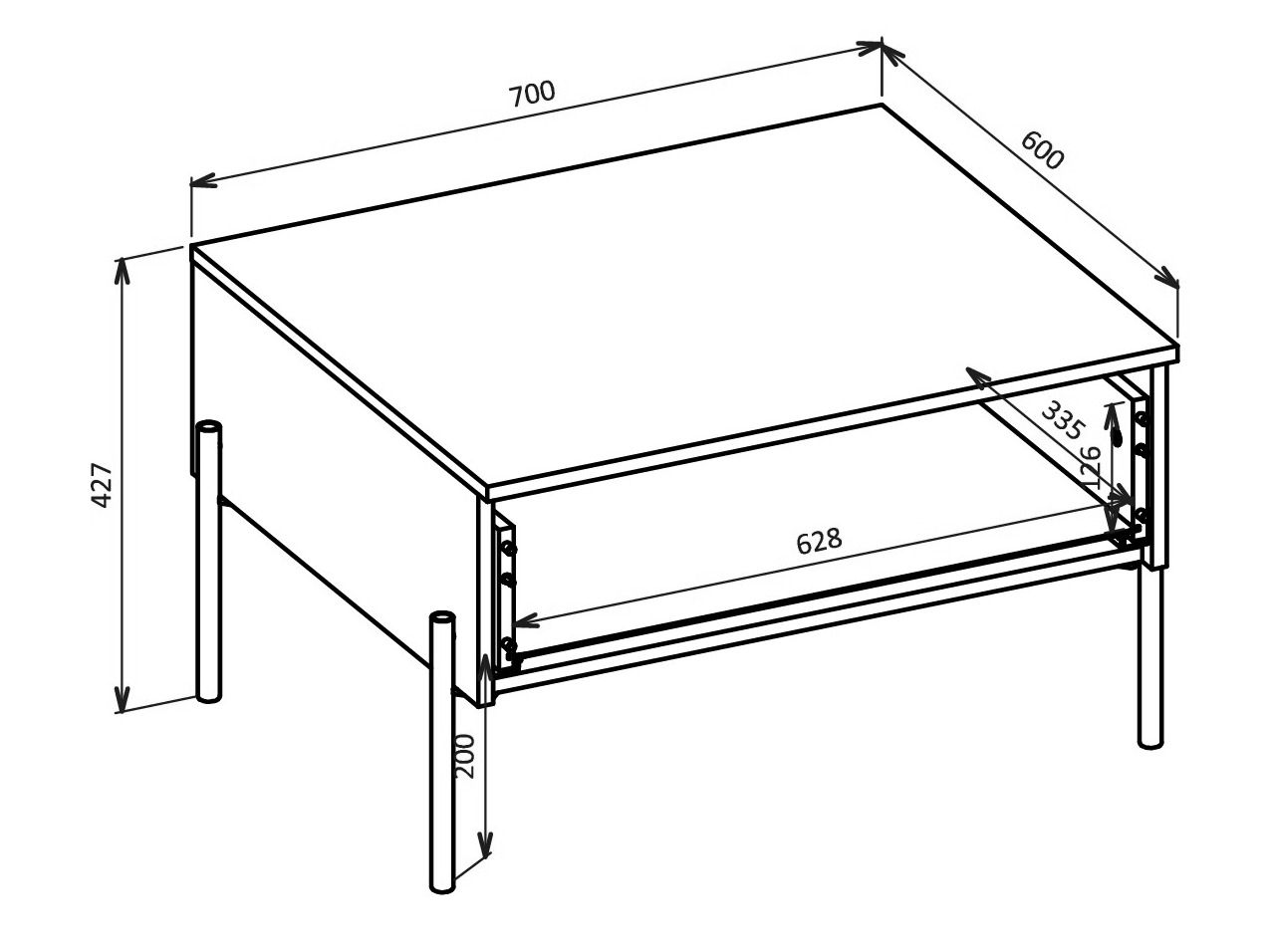 Set de living Levtenu 118 (Stejar)