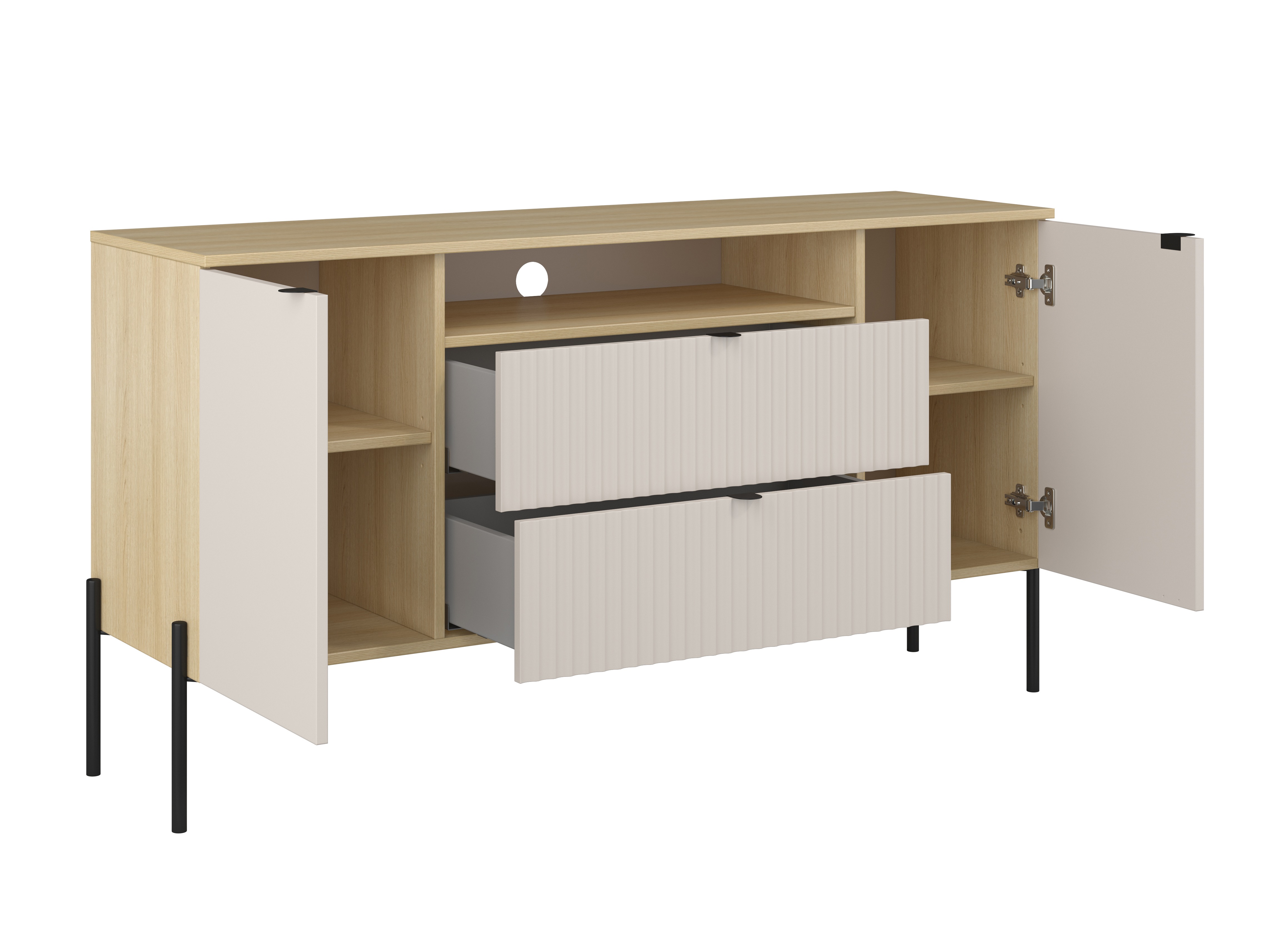 Set de living Levtenu 119 (Stejar + Cașmir)