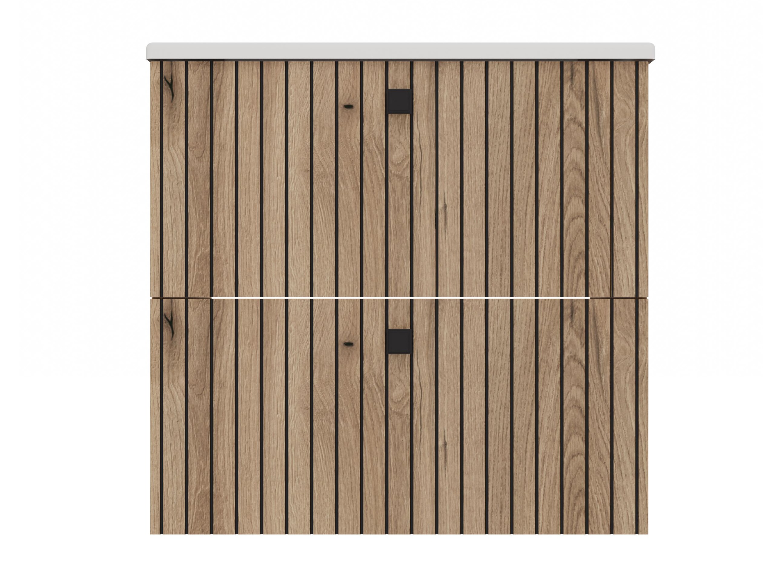 Cabinet atârnat pentru baie Mandeville 314 (Stejar)