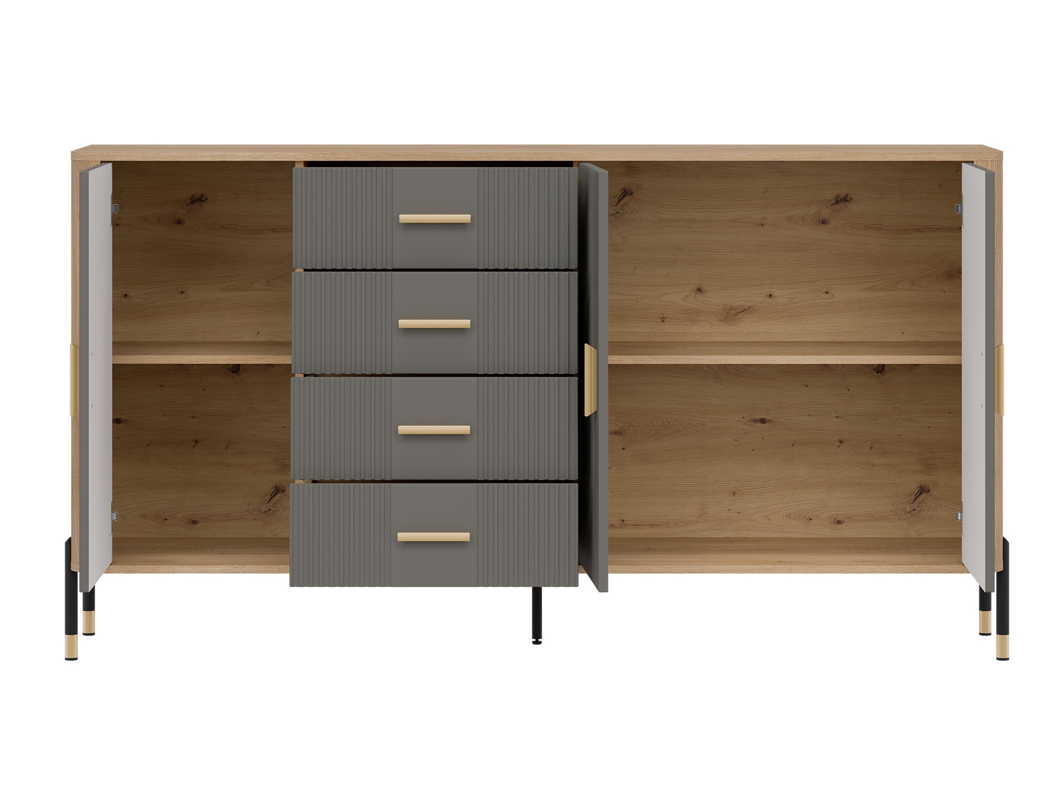 Comodă Flosora 121 (Gri)