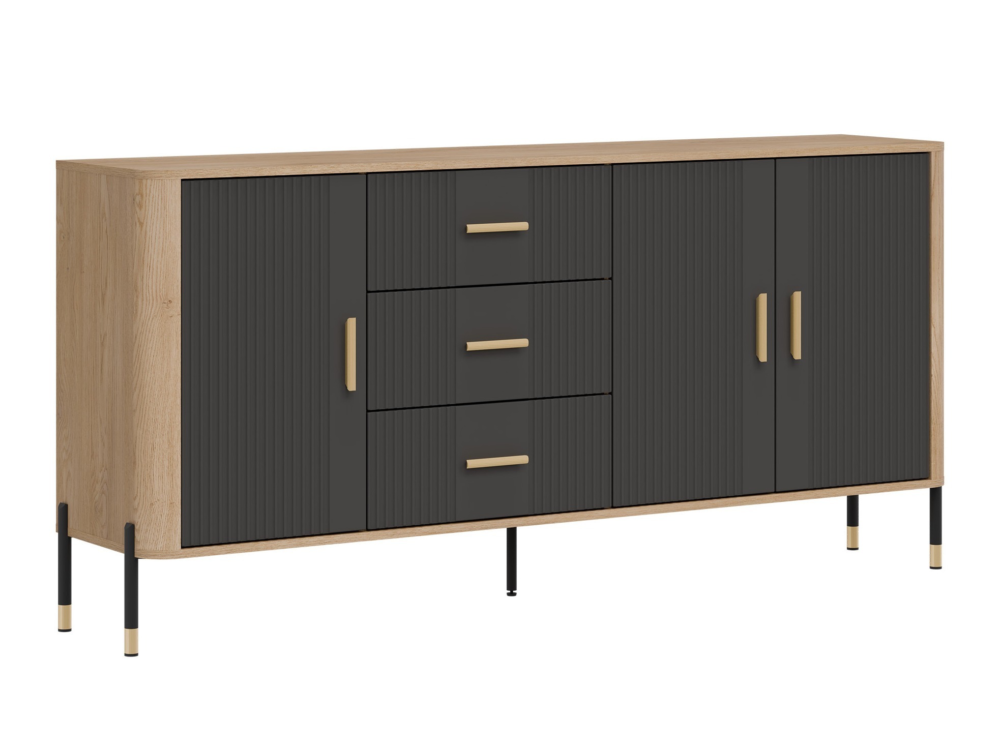Set de living Flosora 147 (Antracit)