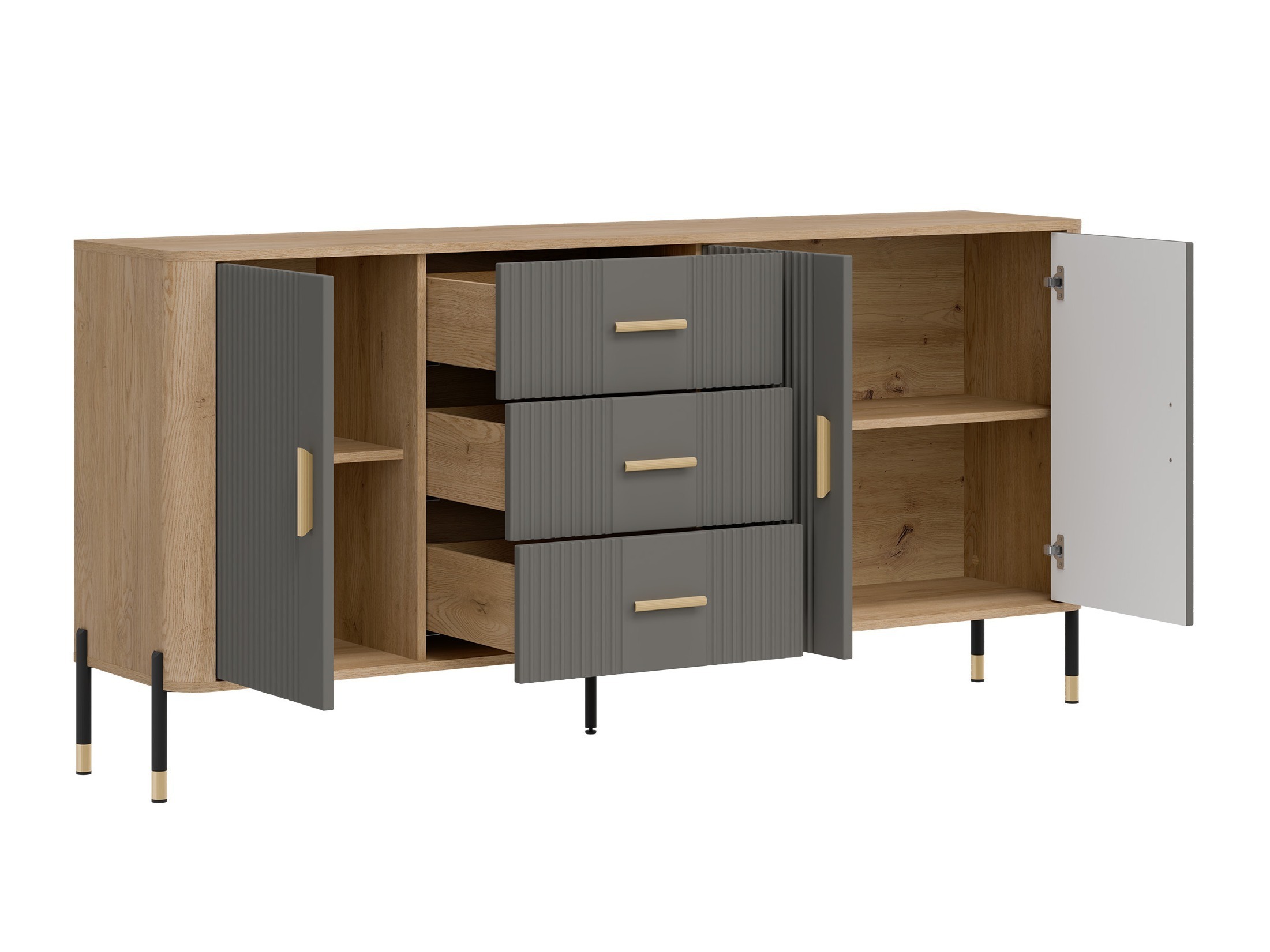 Set de living Flosora 147 (Gri)