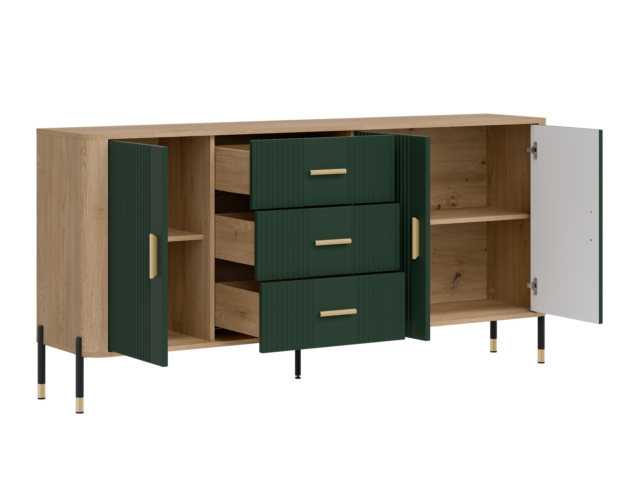 Set de living Flosora 147 (Verde)